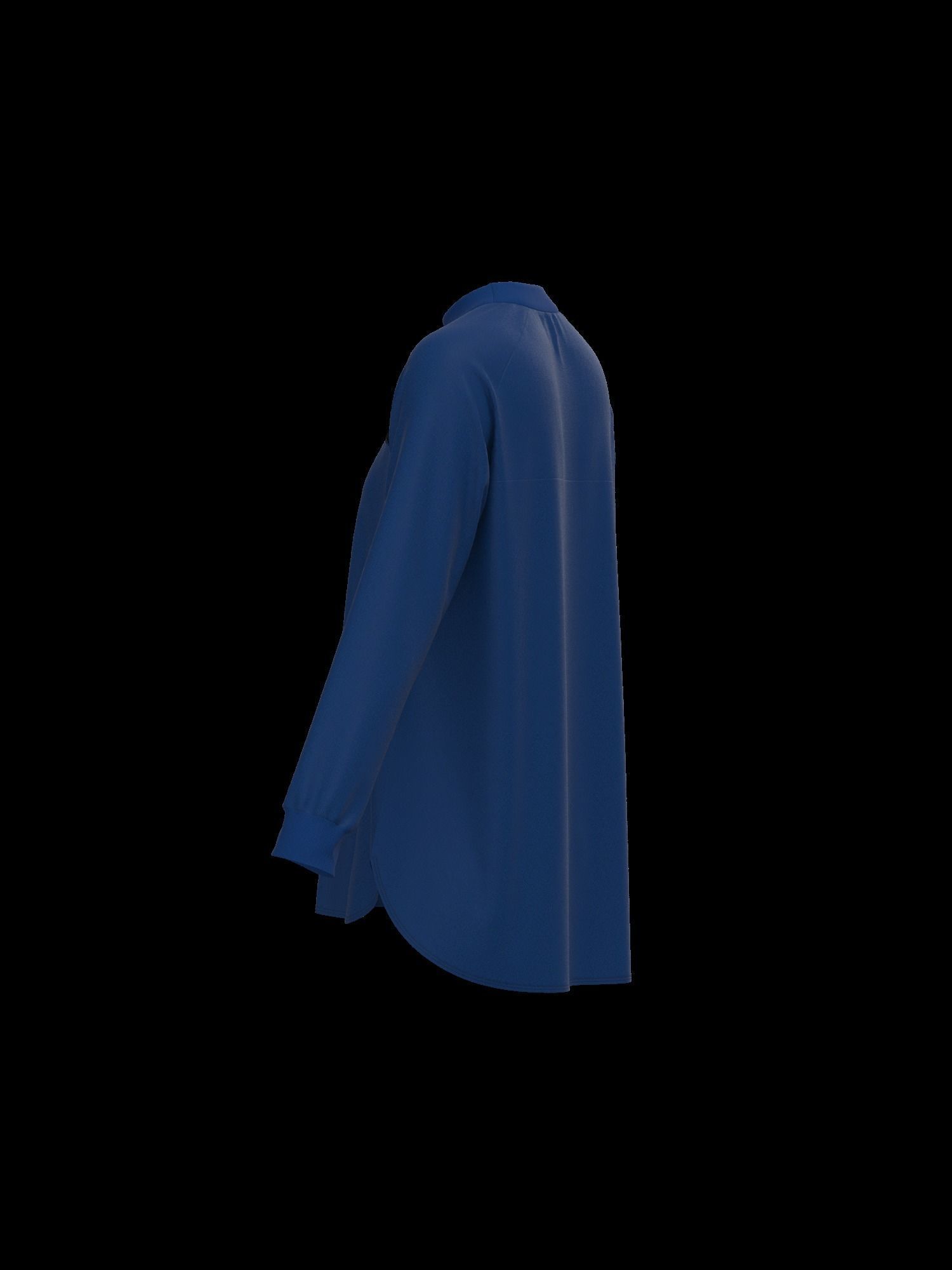 Female oversized raglan longsleeve 3D model_21