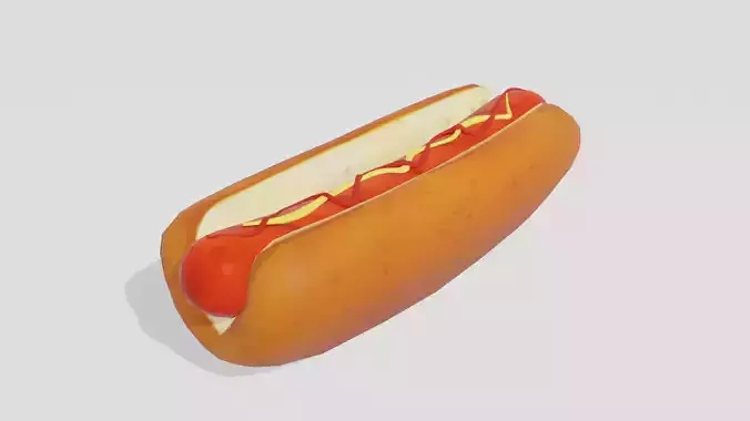 Hotdog - Hand Painted