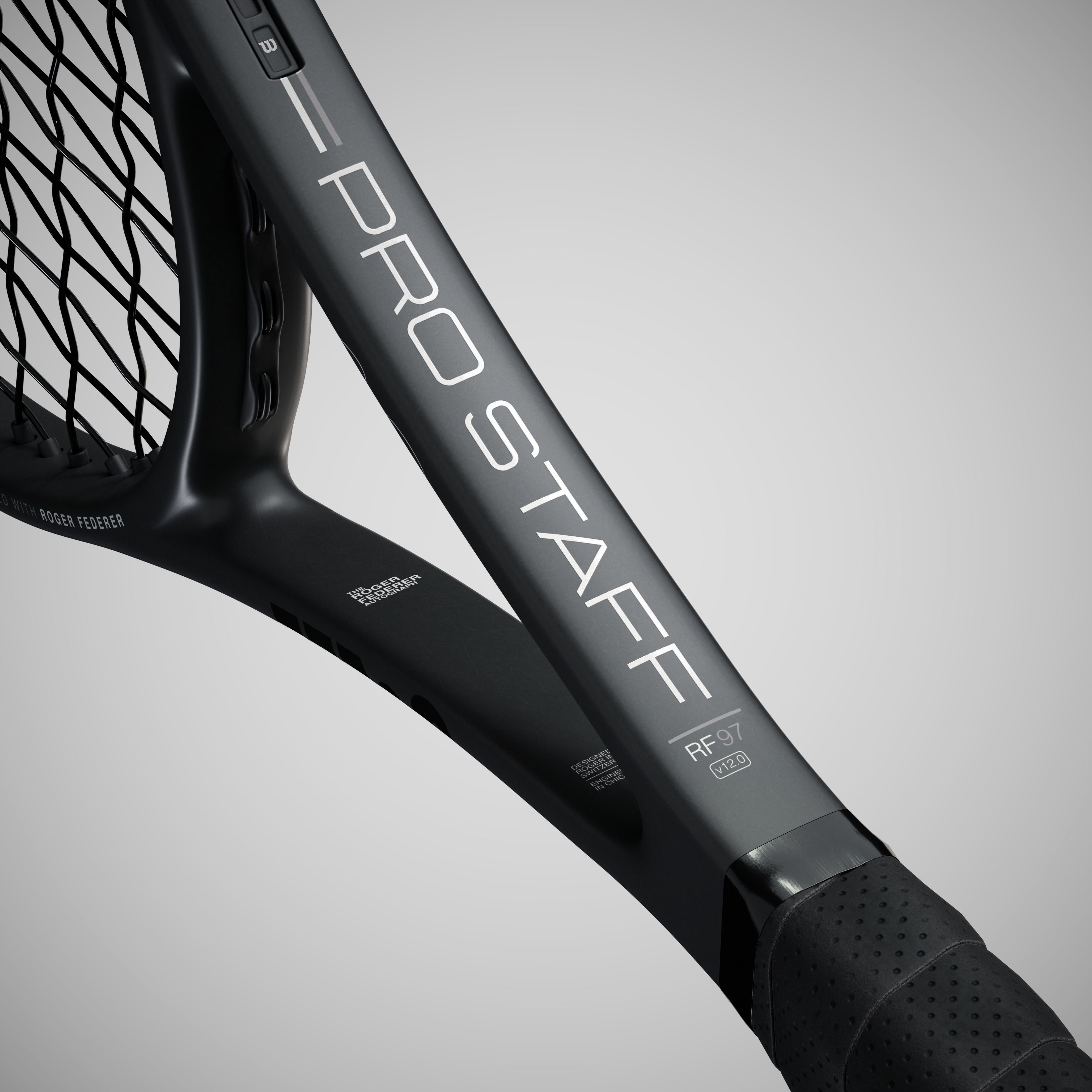 Wilson Pro Staff RF97 Autograph Black 3D model_7