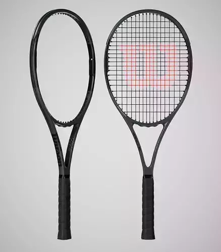 Wilson Pro Staff RF97 Autograph Black 3D model