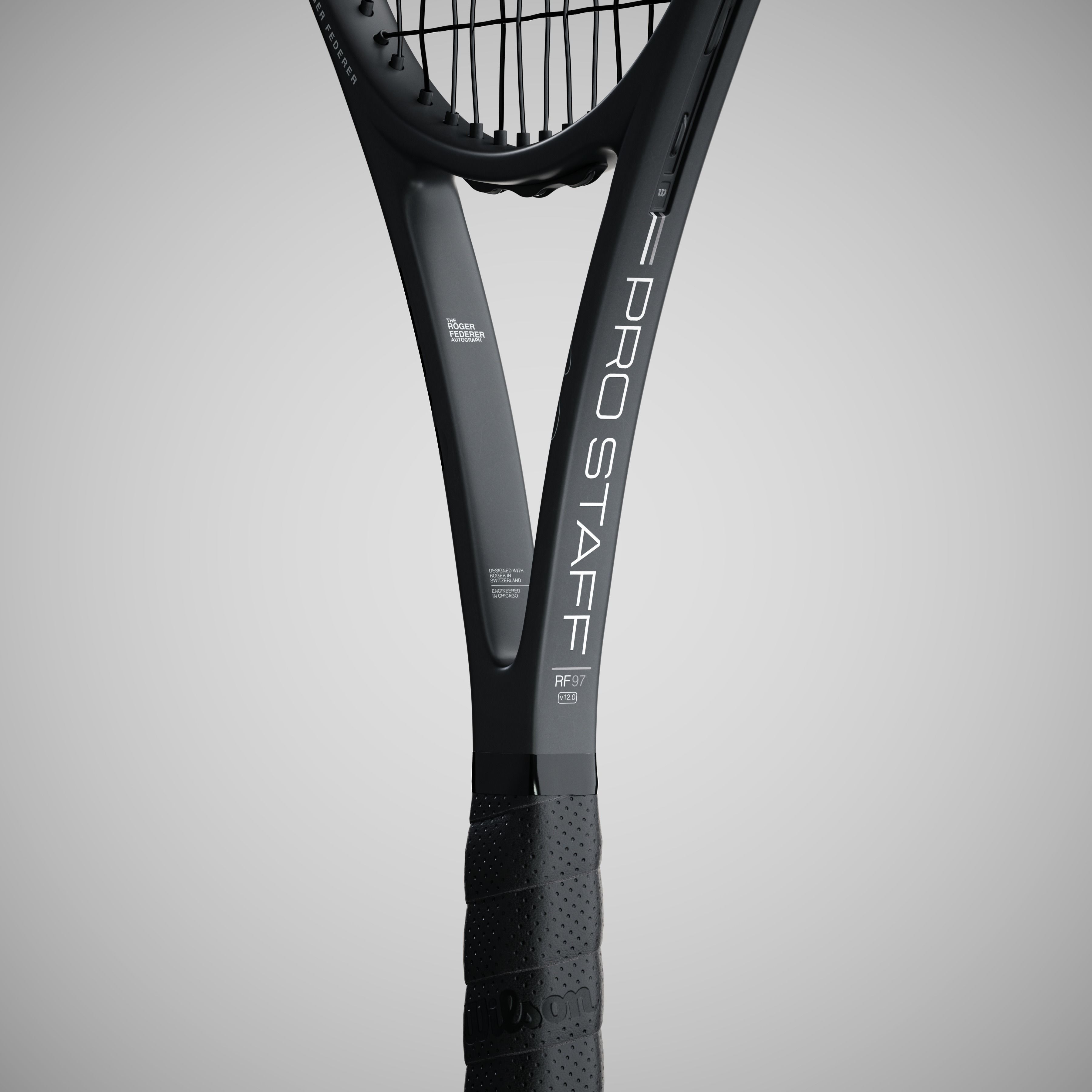 Wilson Pro Staff RF97 Autograph Black 3D model_3