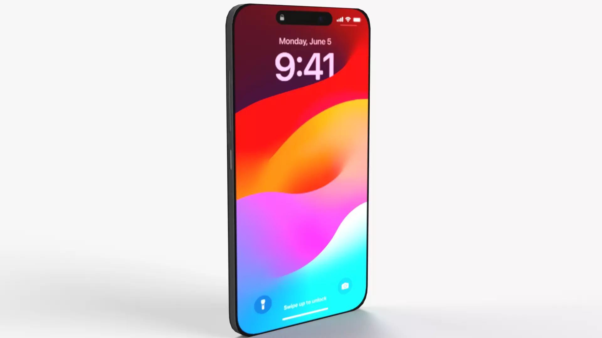 Phone used Low-poly 3D model