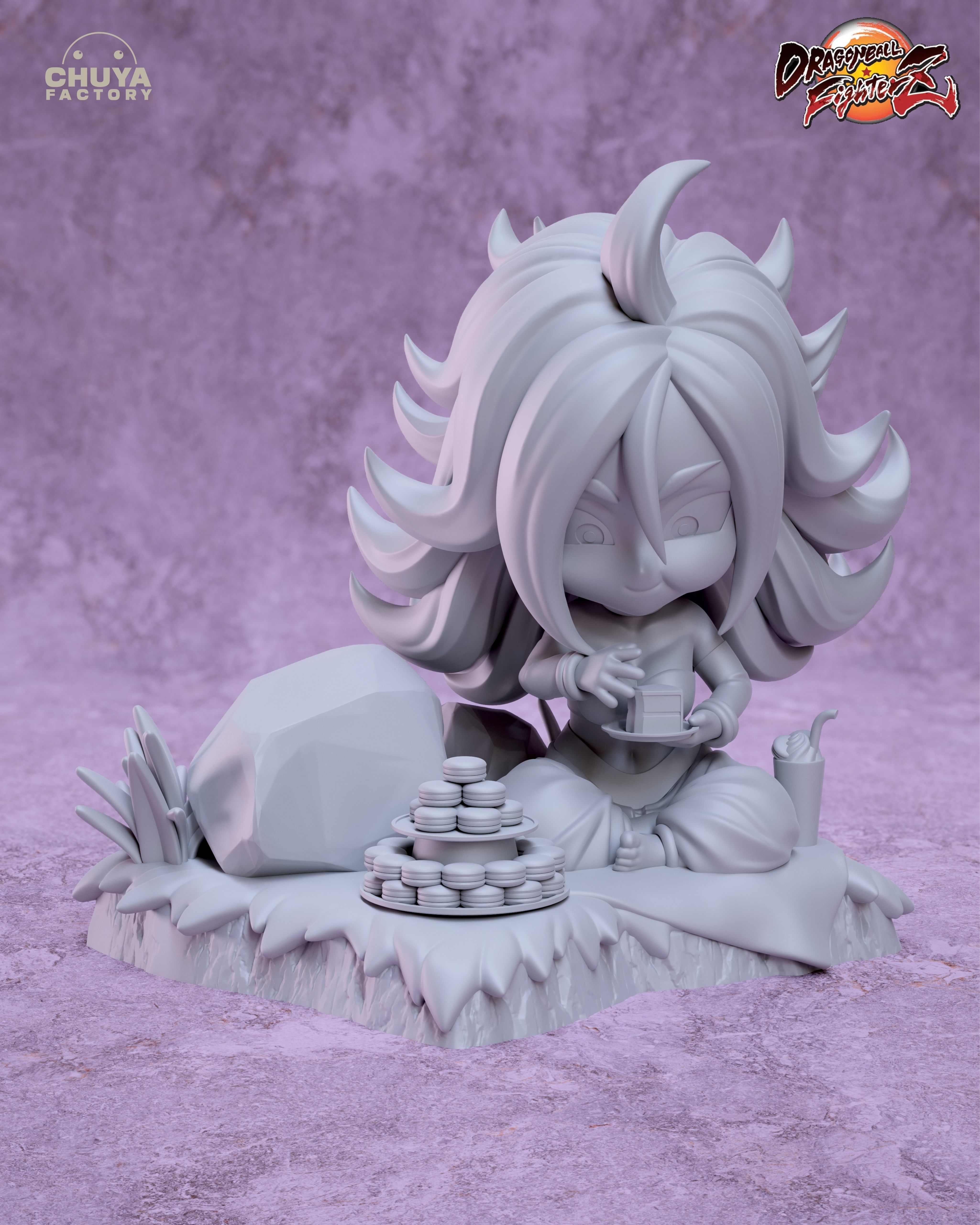 Android 21 Chibi 3D print model_6