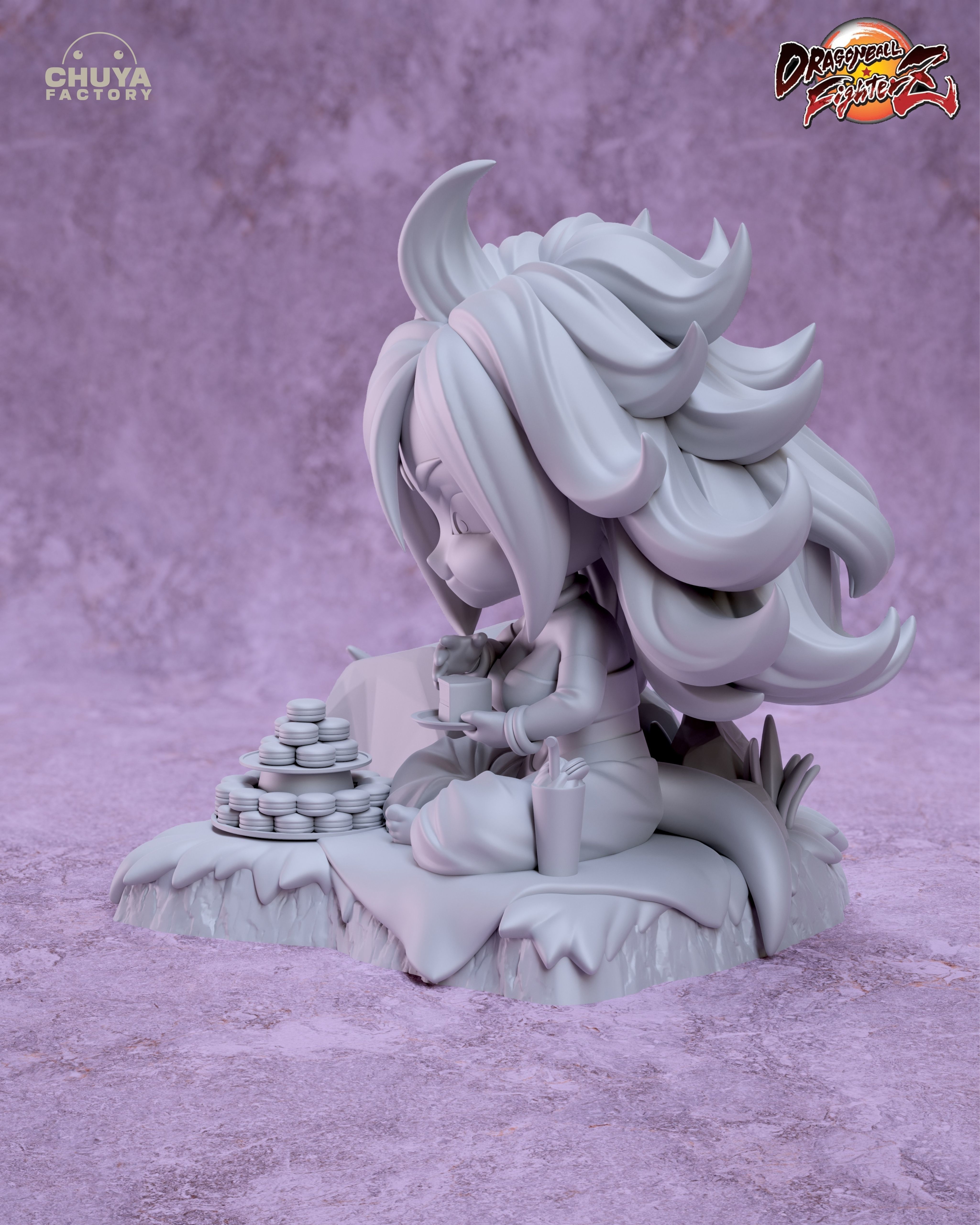 Android 21 Chibi 3D print model_8