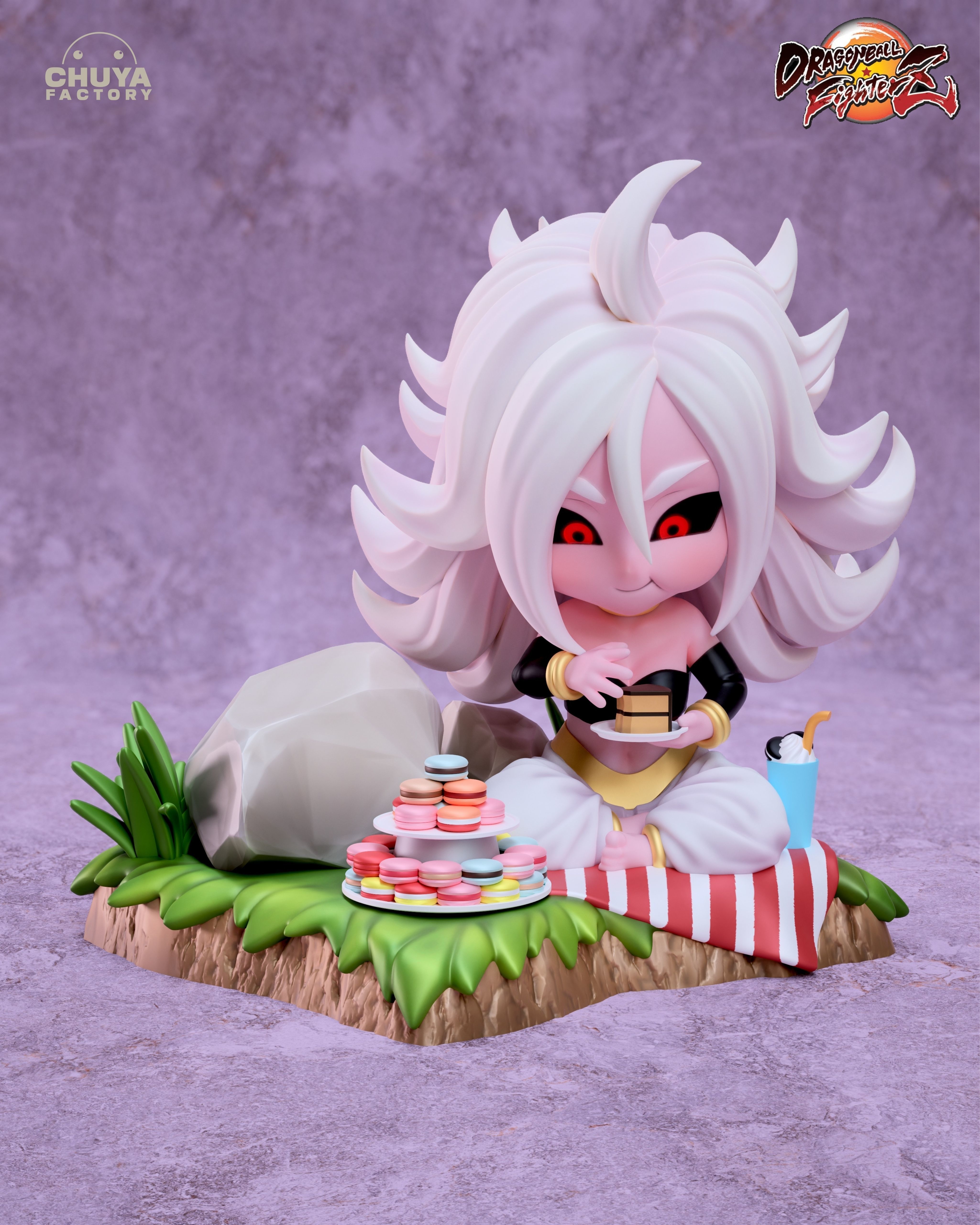 Android 21 Chibi 3D print model_3
