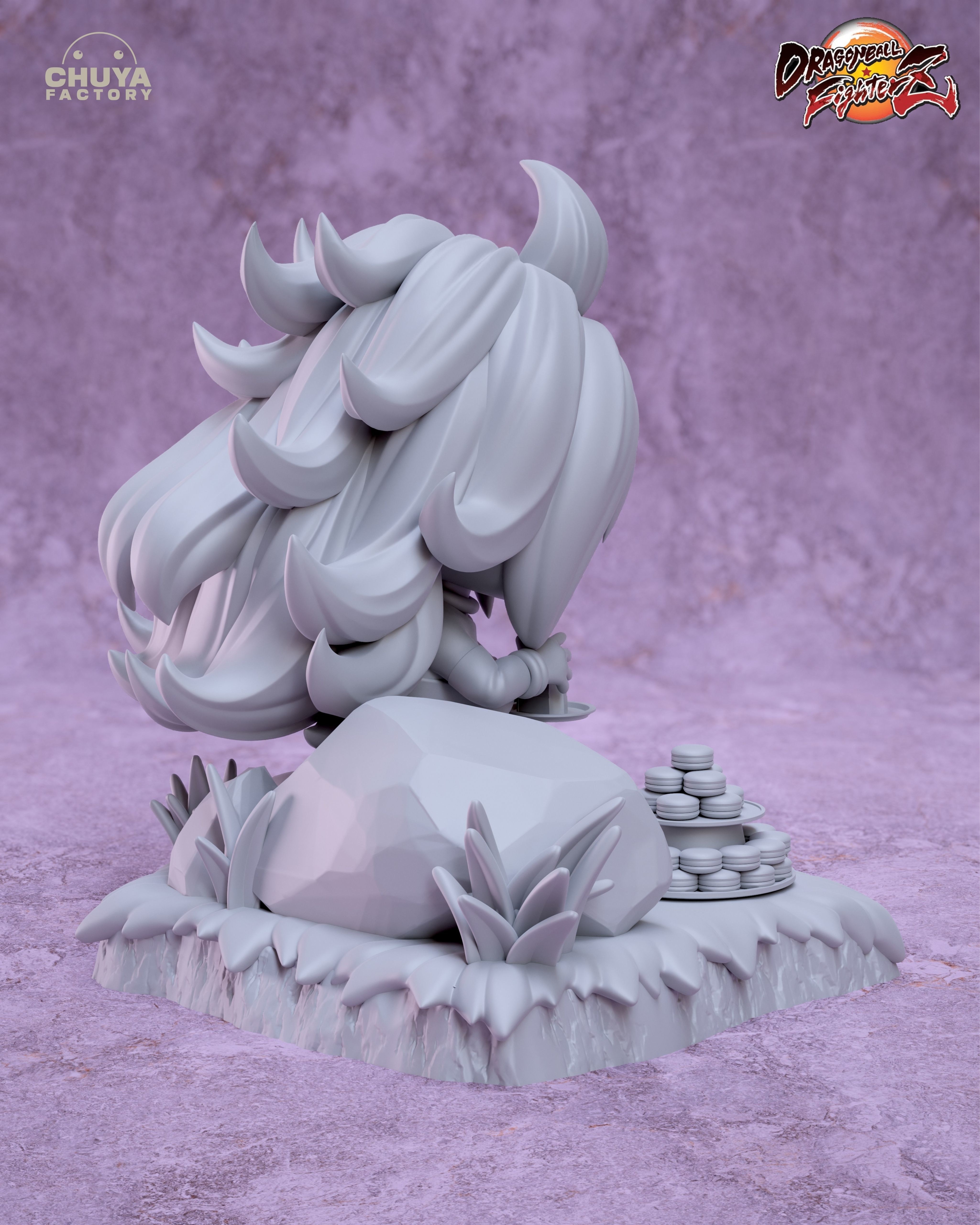 Android 21 Chibi 3D print model_7