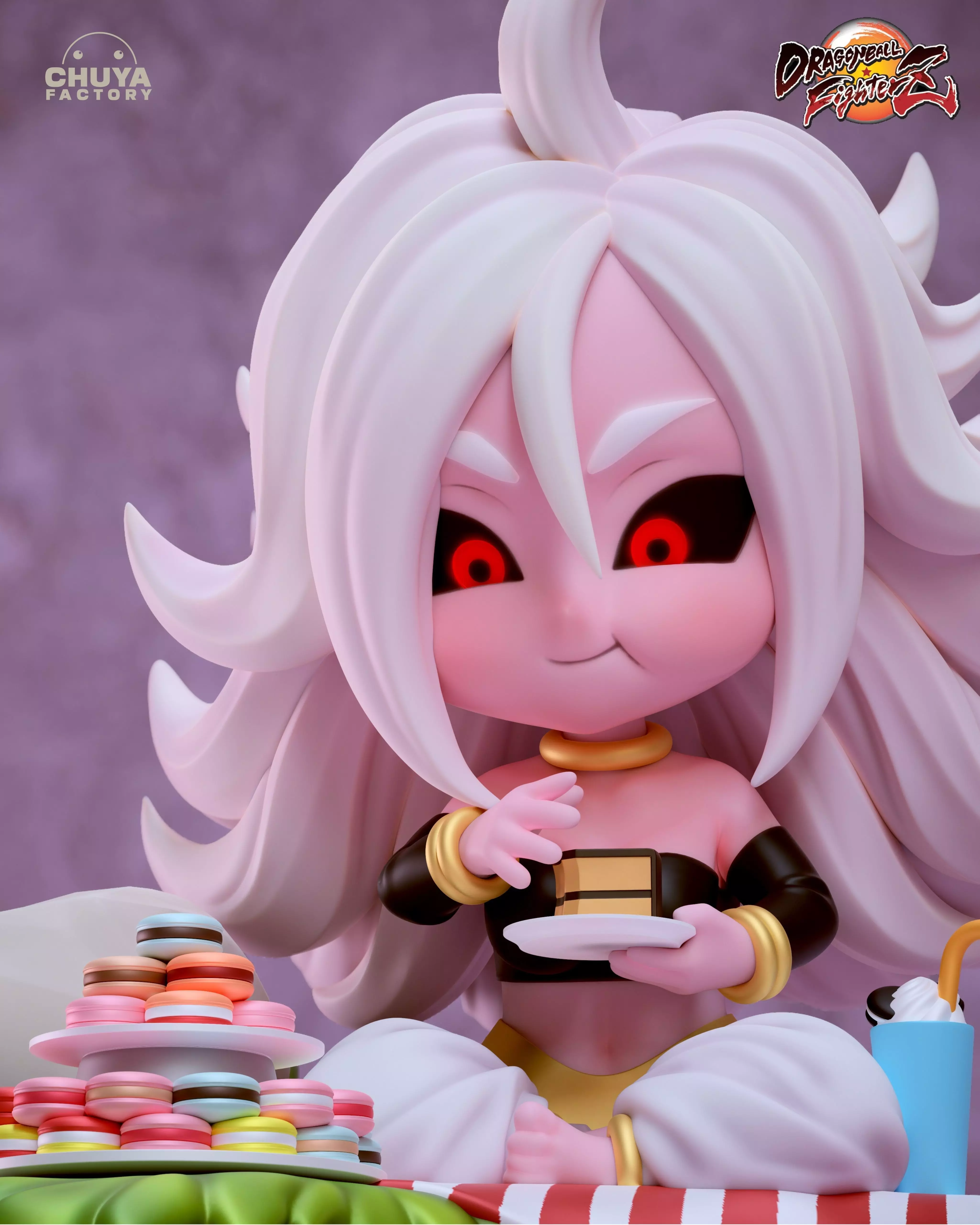 Android 21 Chibi 3D print model_0