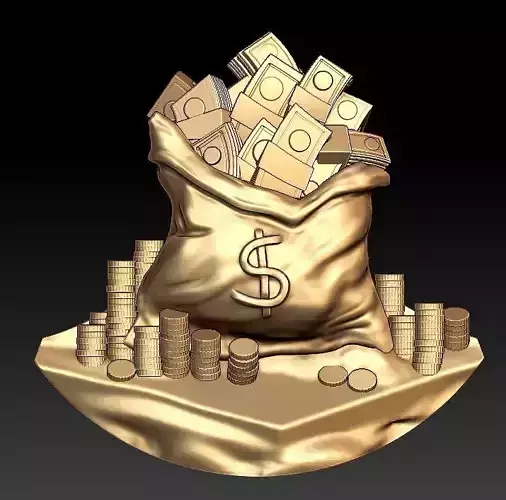 Money Bag model 3D print model