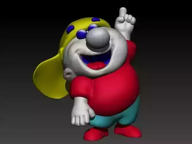 Cap Cartoon Boy Model