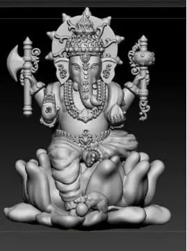 Ganesha model 3D print model_0