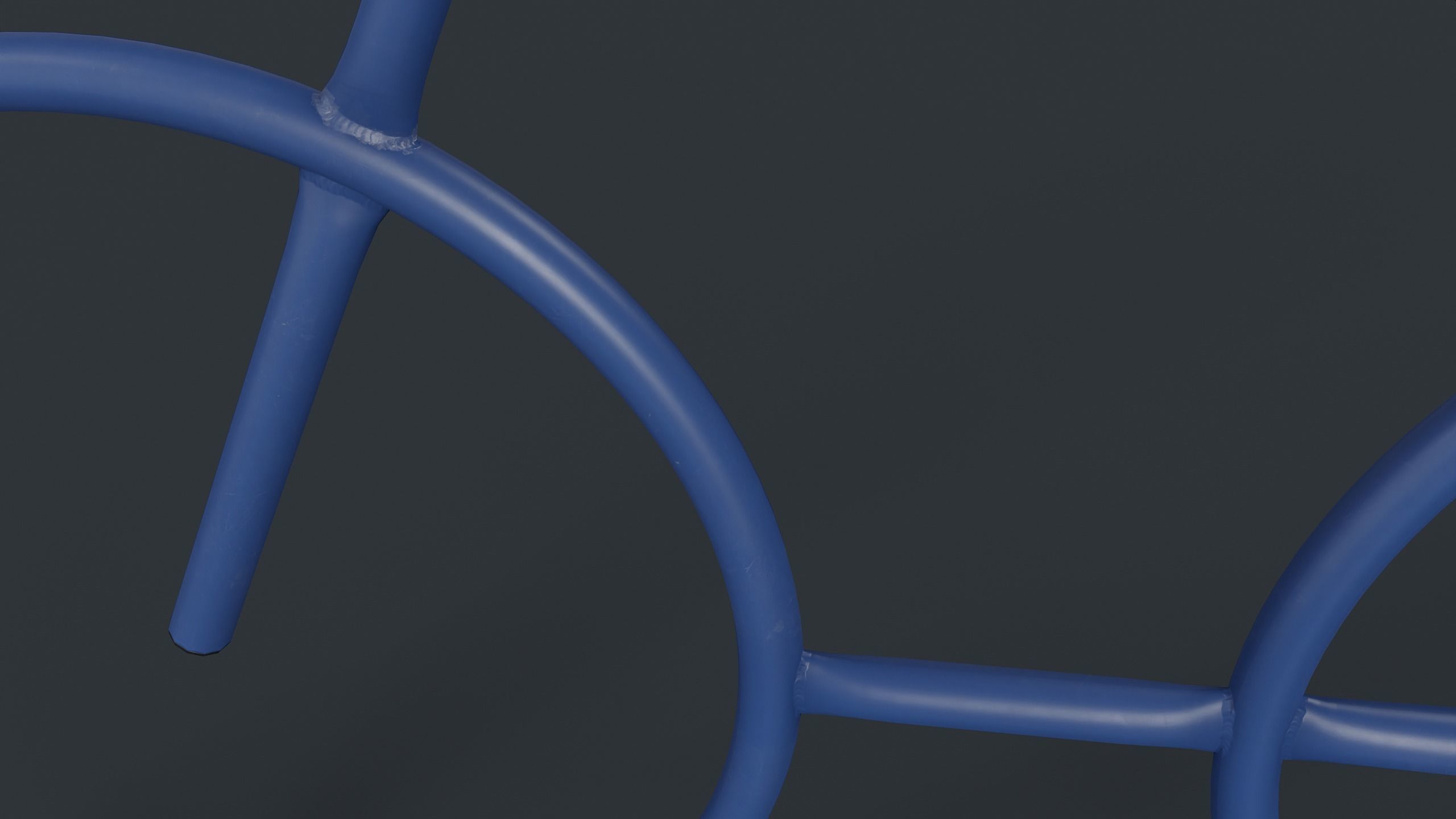 Bike Rack 25 PBR Game Ready Low-poly Low-poly 3D model_14