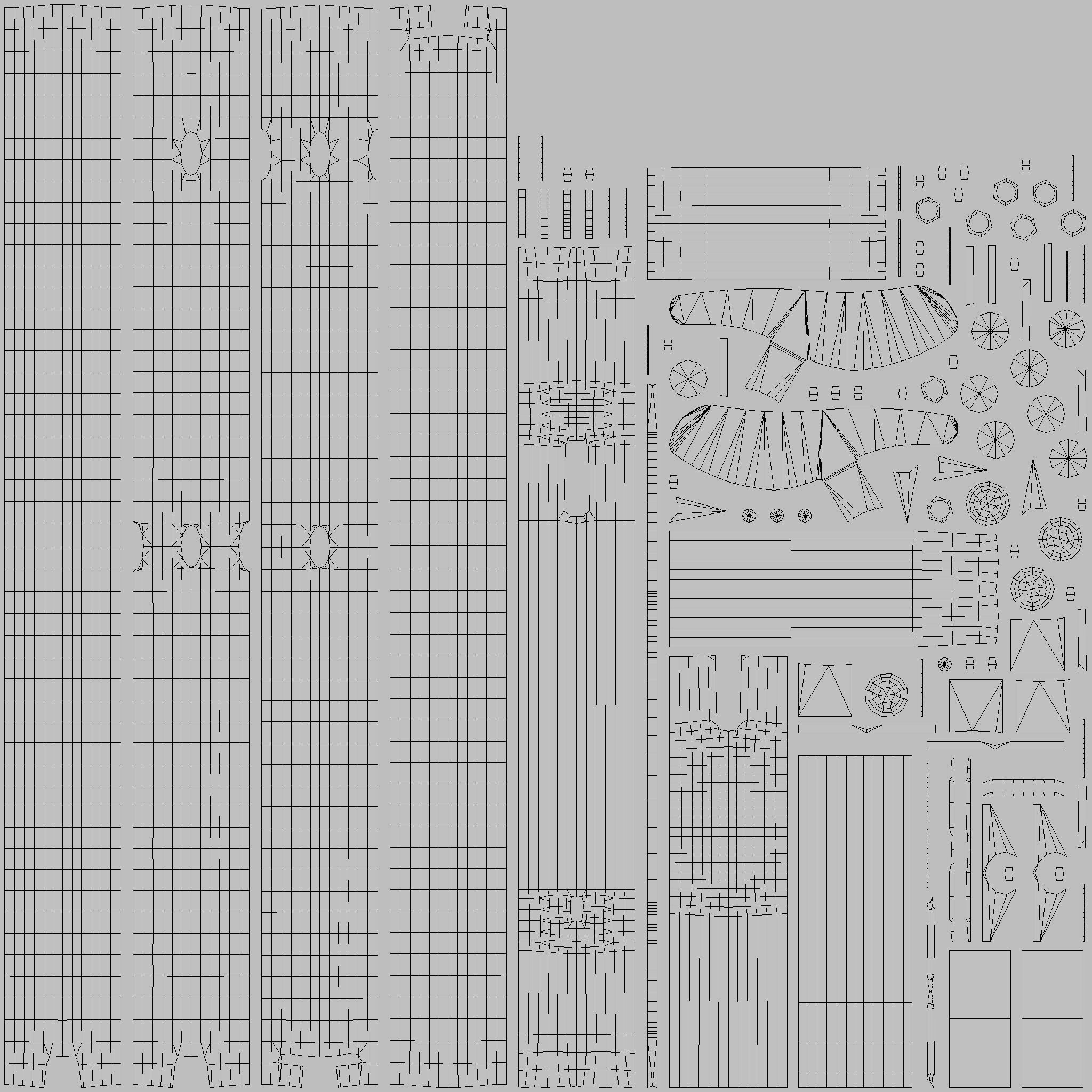 Bike Rack 25 PBR Game Ready Low-poly Low-poly 3D model_23