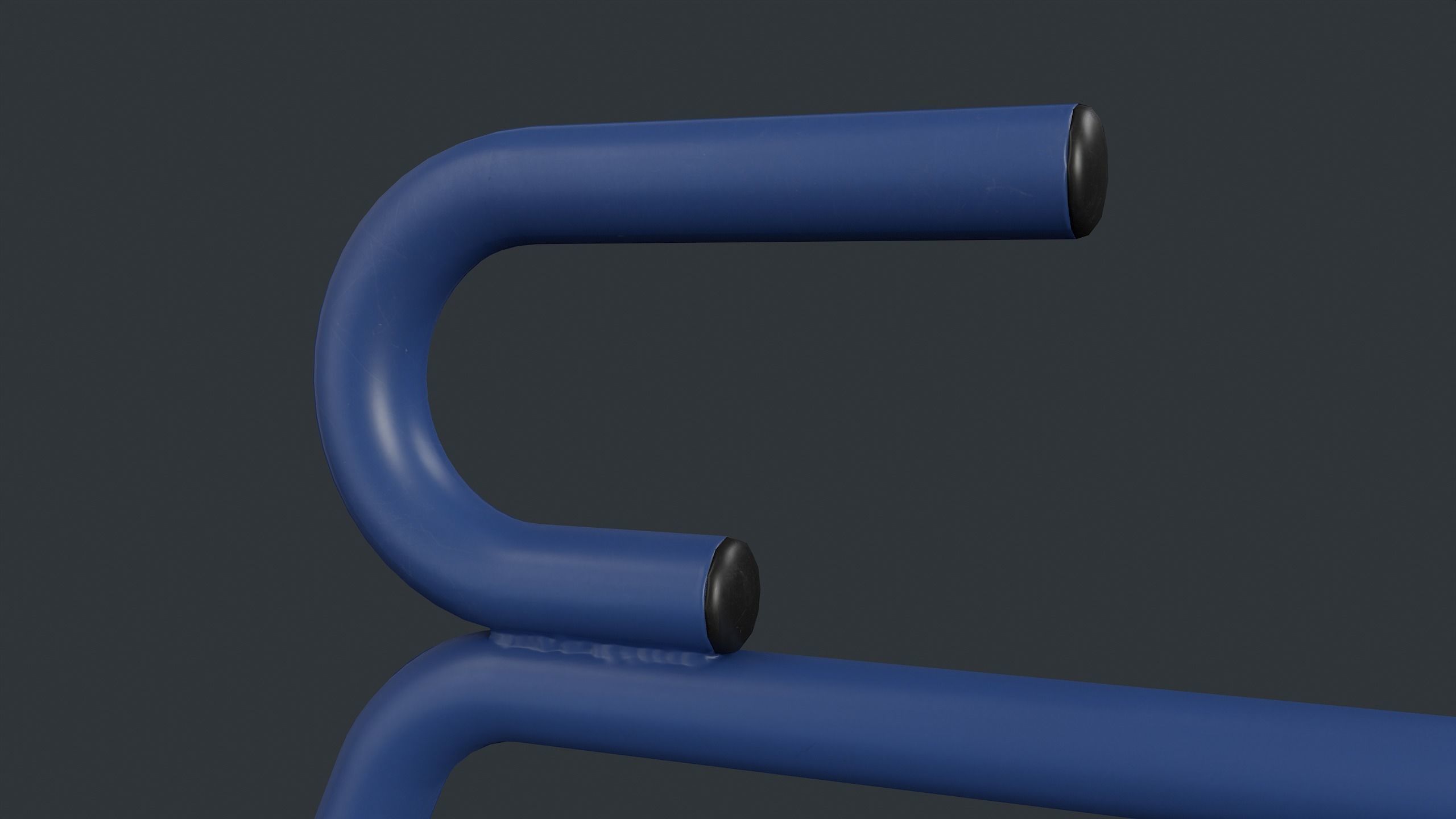Bike Rack 25 PBR Game Ready Low-poly Low-poly 3D model_10