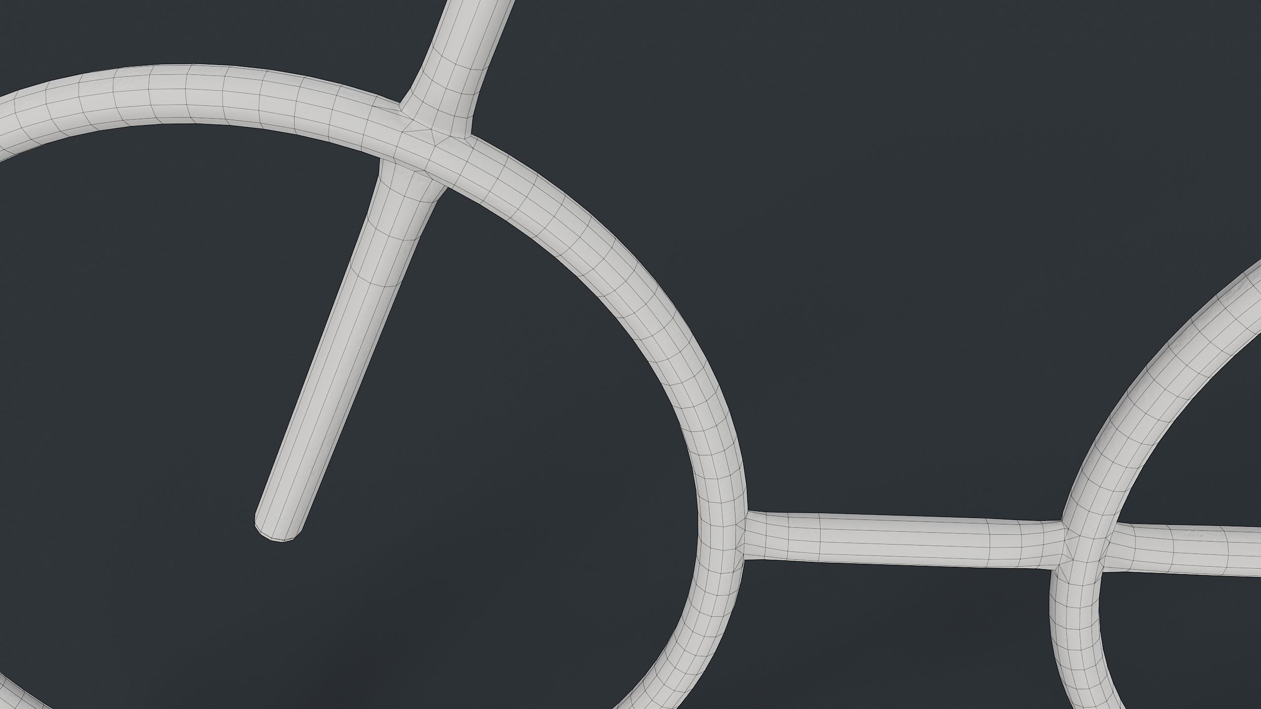 Bike Rack 25 PBR Game Ready Low-poly Low-poly 3D model_21