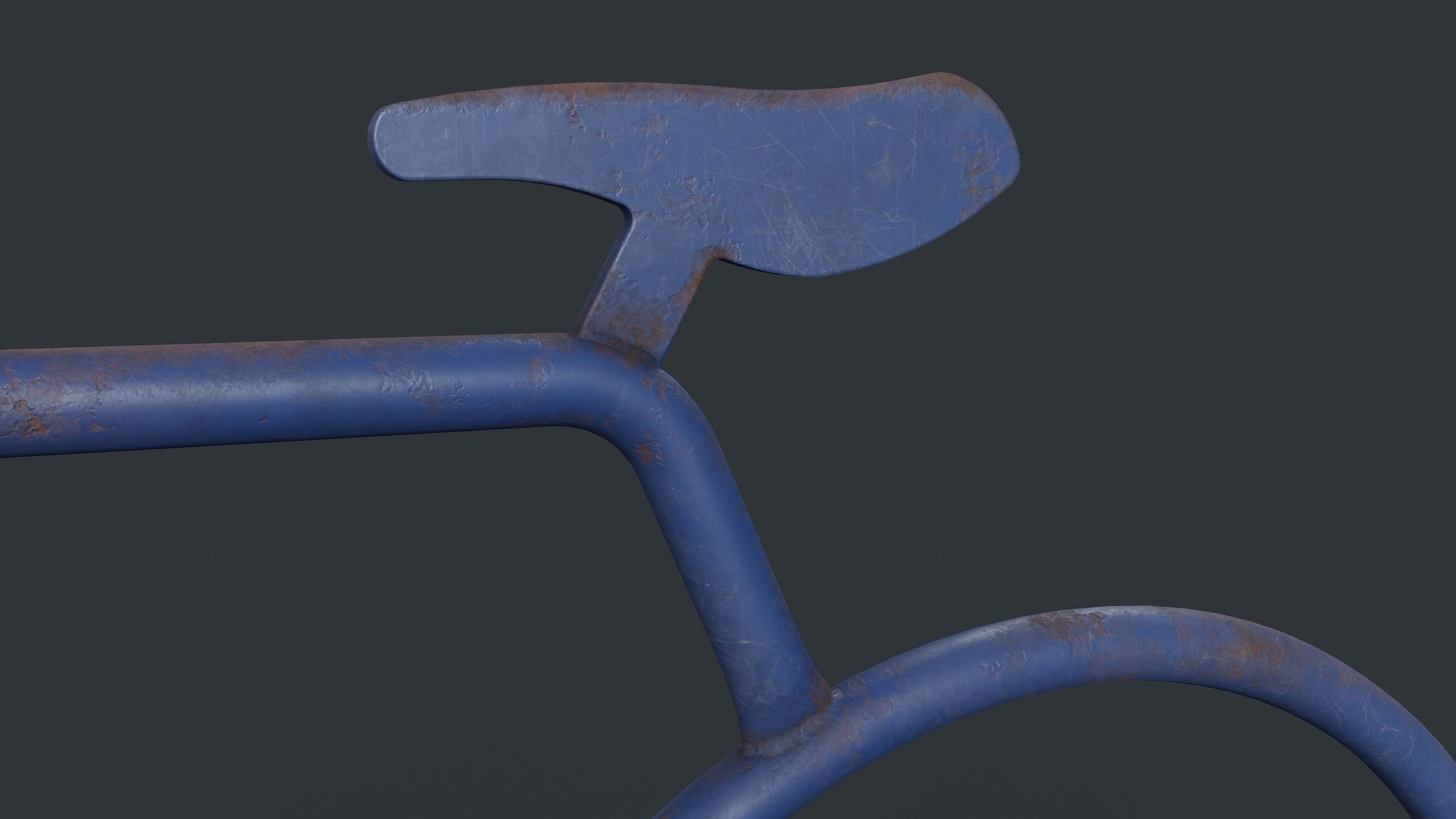 Bike Rack 25 PBR Game Ready Low-poly Low-poly 3D model_13