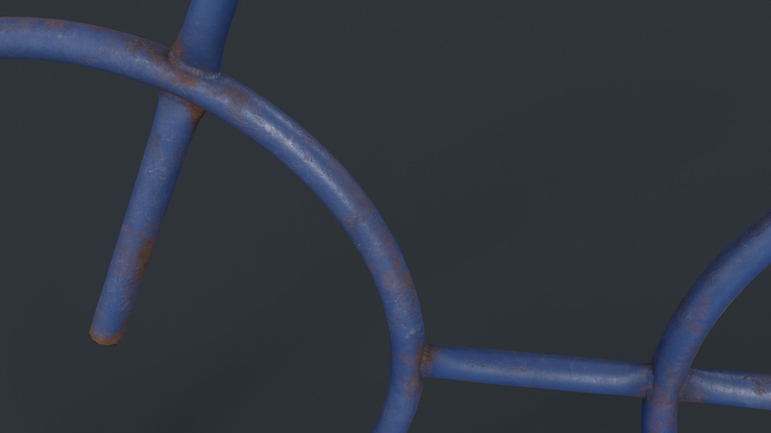 Bike Rack 25 PBR Game Ready Low-poly Low-poly 3D model_15