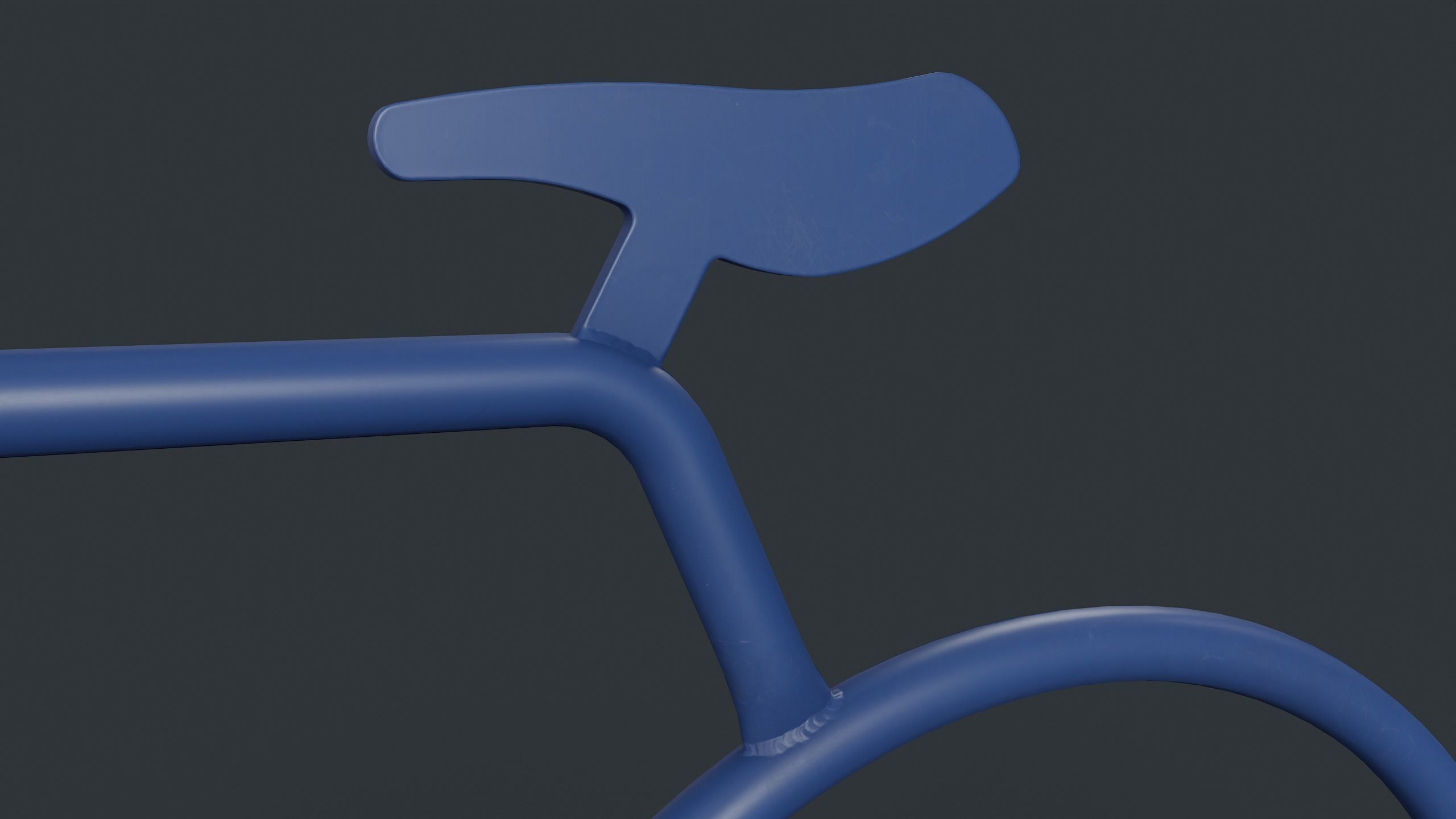 Bike Rack 25 PBR Game Ready Low-poly Low-poly 3D model_12