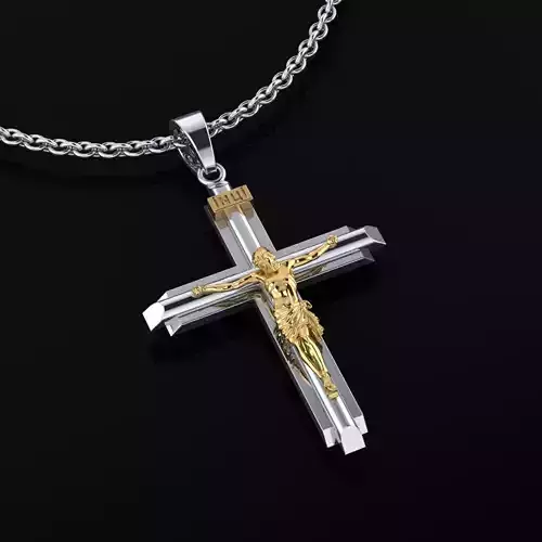 Cross with Jesus