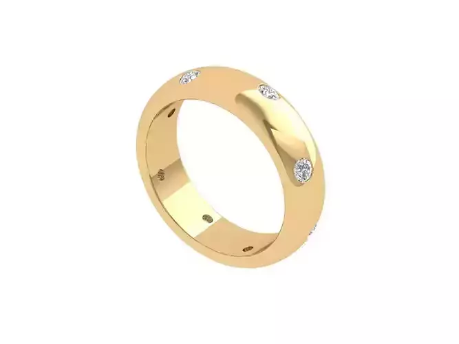 Bridal Round stone band