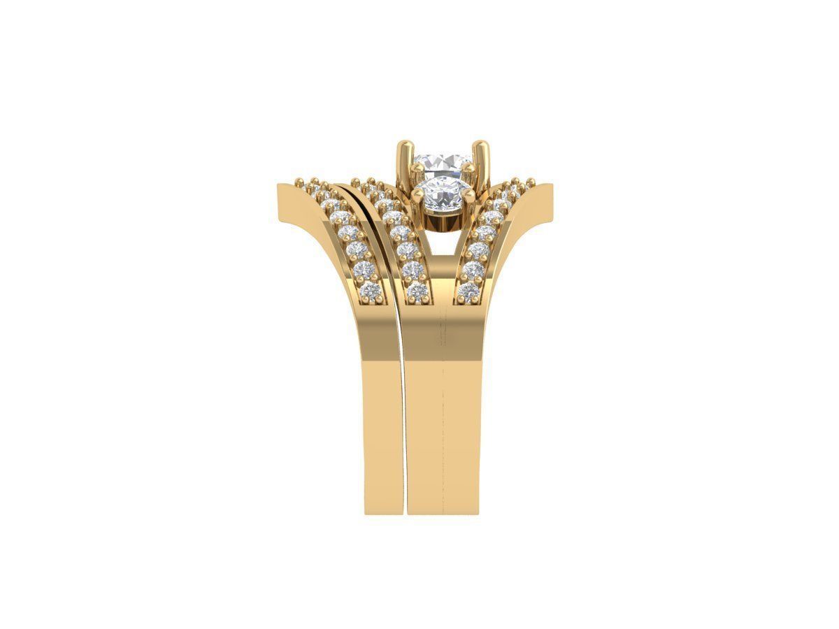 3 stone Briddle set 3D print model_7