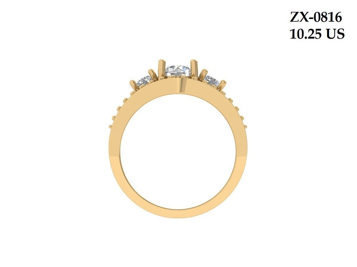 3 stone Briddle set 3D print model_5