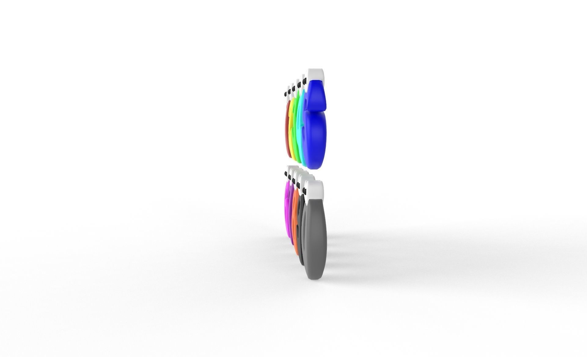 Cartoon Number v005 Low-poly 3D model_4