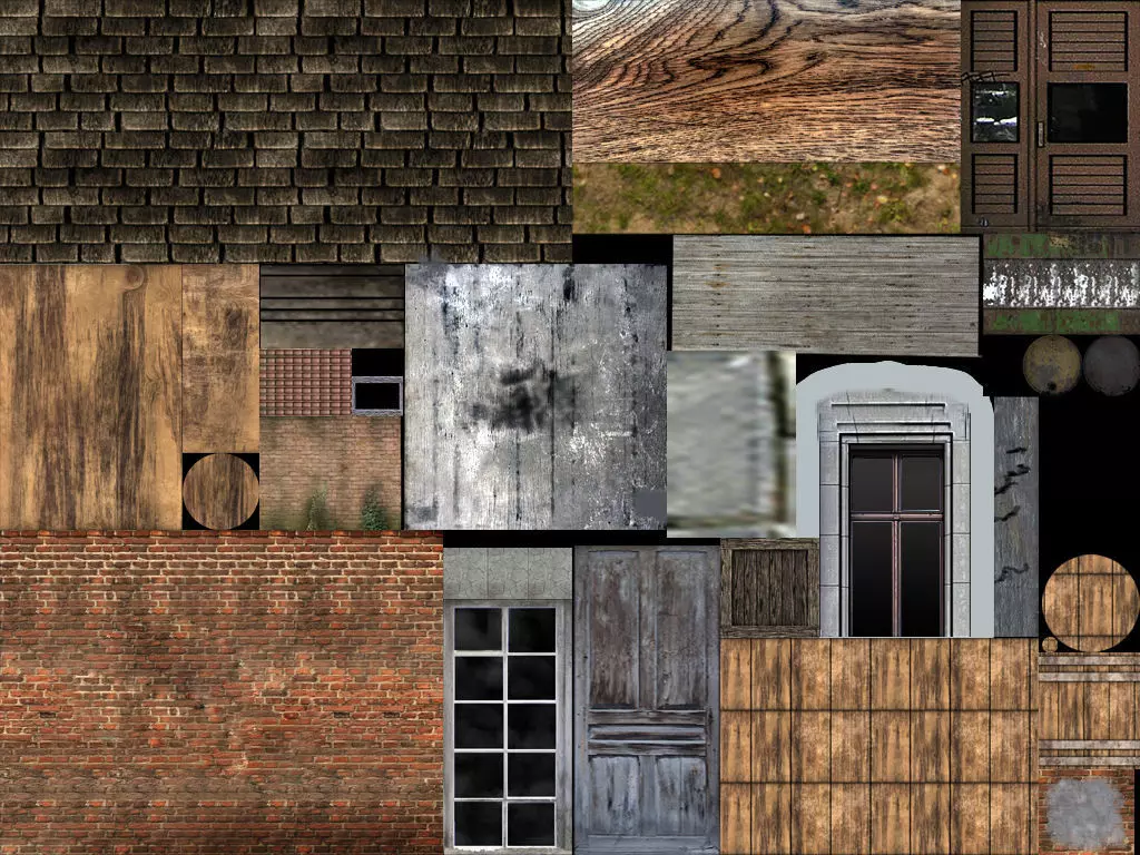 Village House Free 3D model_0