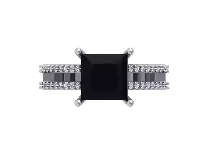 Princess Art Deco Ring