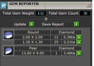 Pear Engagement Ring 3D print model_5