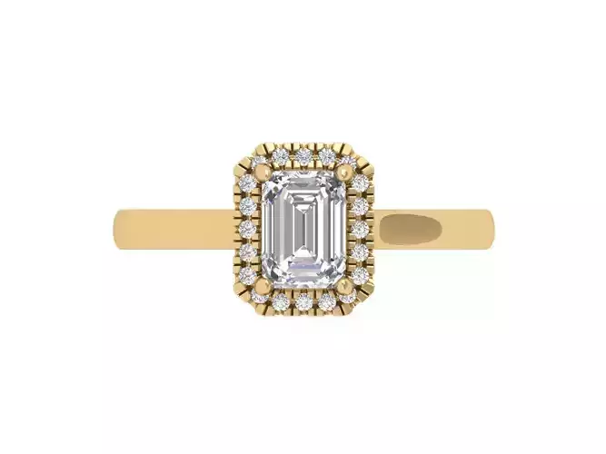 Emerald Solitaire Ring