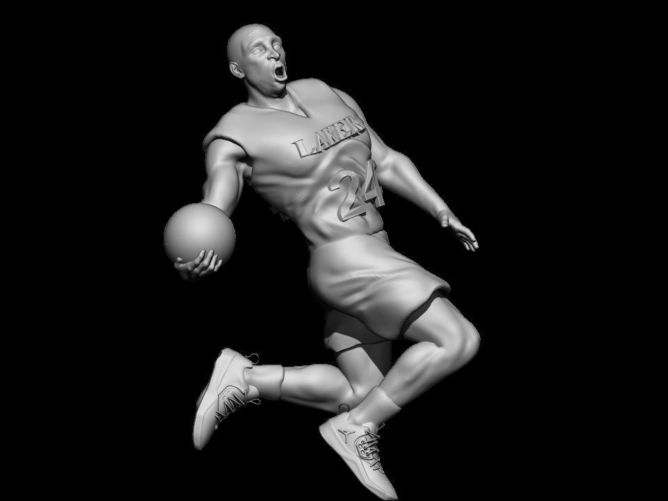Kobe Model 3D print model_2