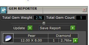 Pear Wedding Ring  3D print model_5