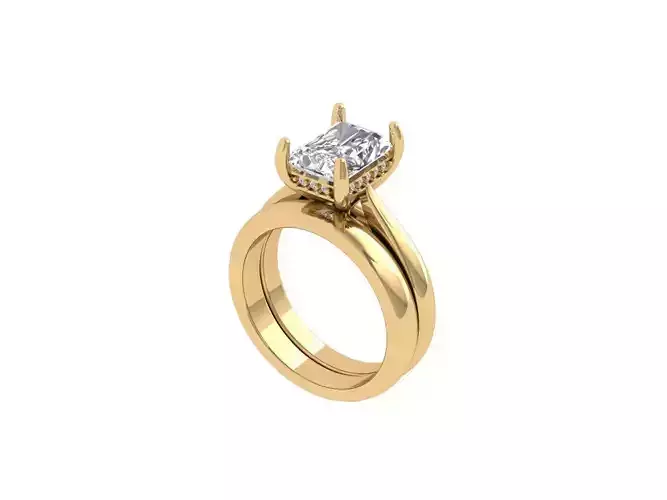 Emerald Solitaire Ring