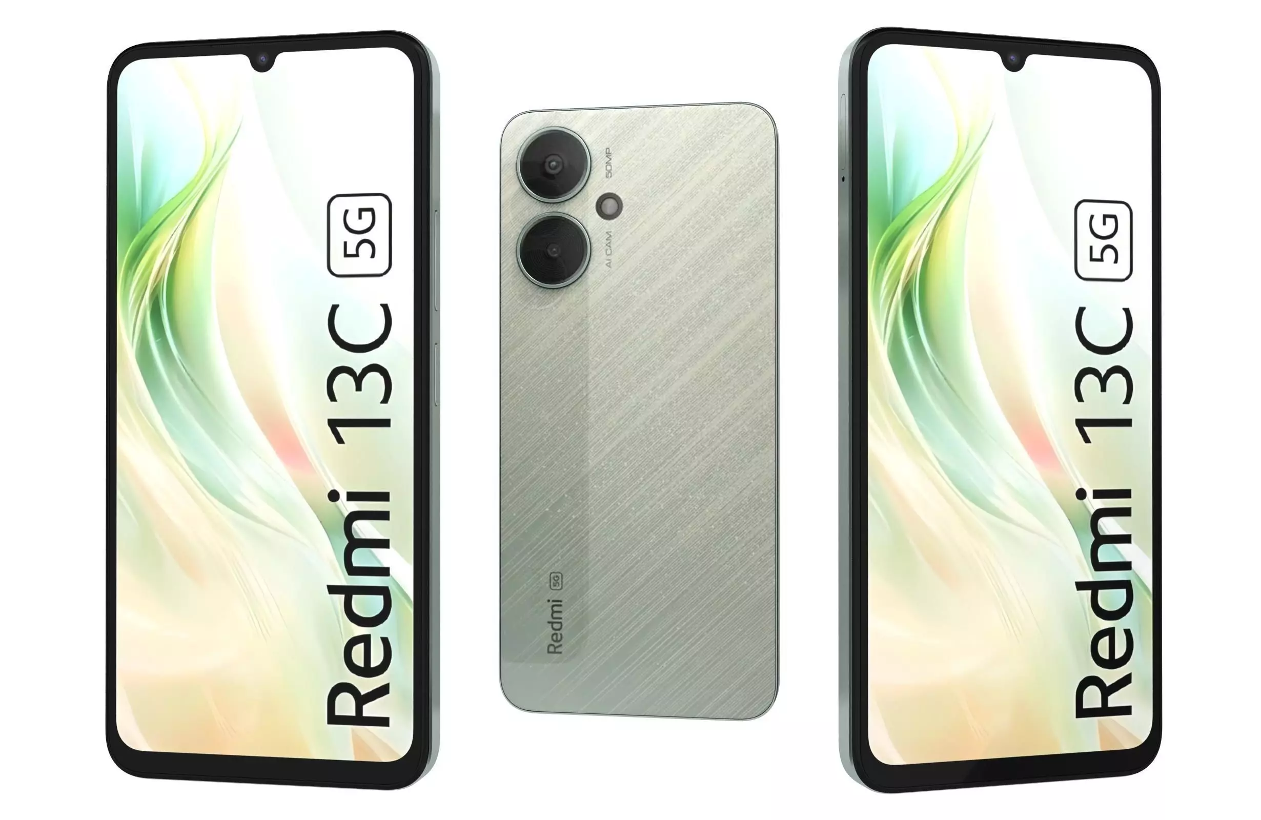 Xiaomi Redmi 13C 5G Green 3D model_0