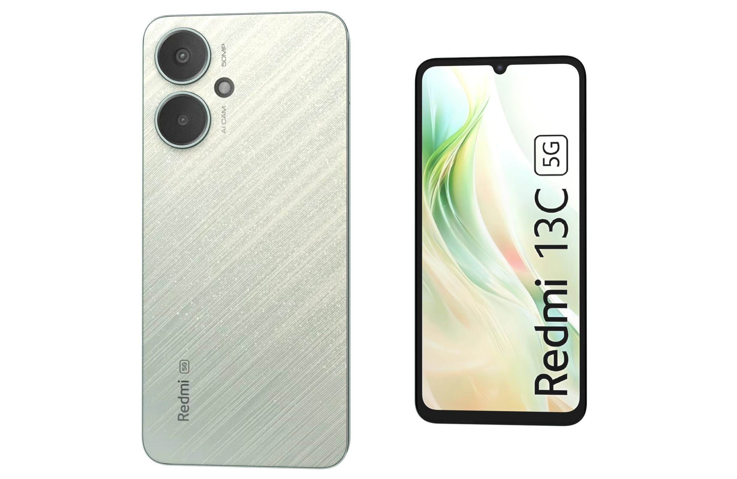 Xiaomi Redmi 13C 5G Green 3D model_4