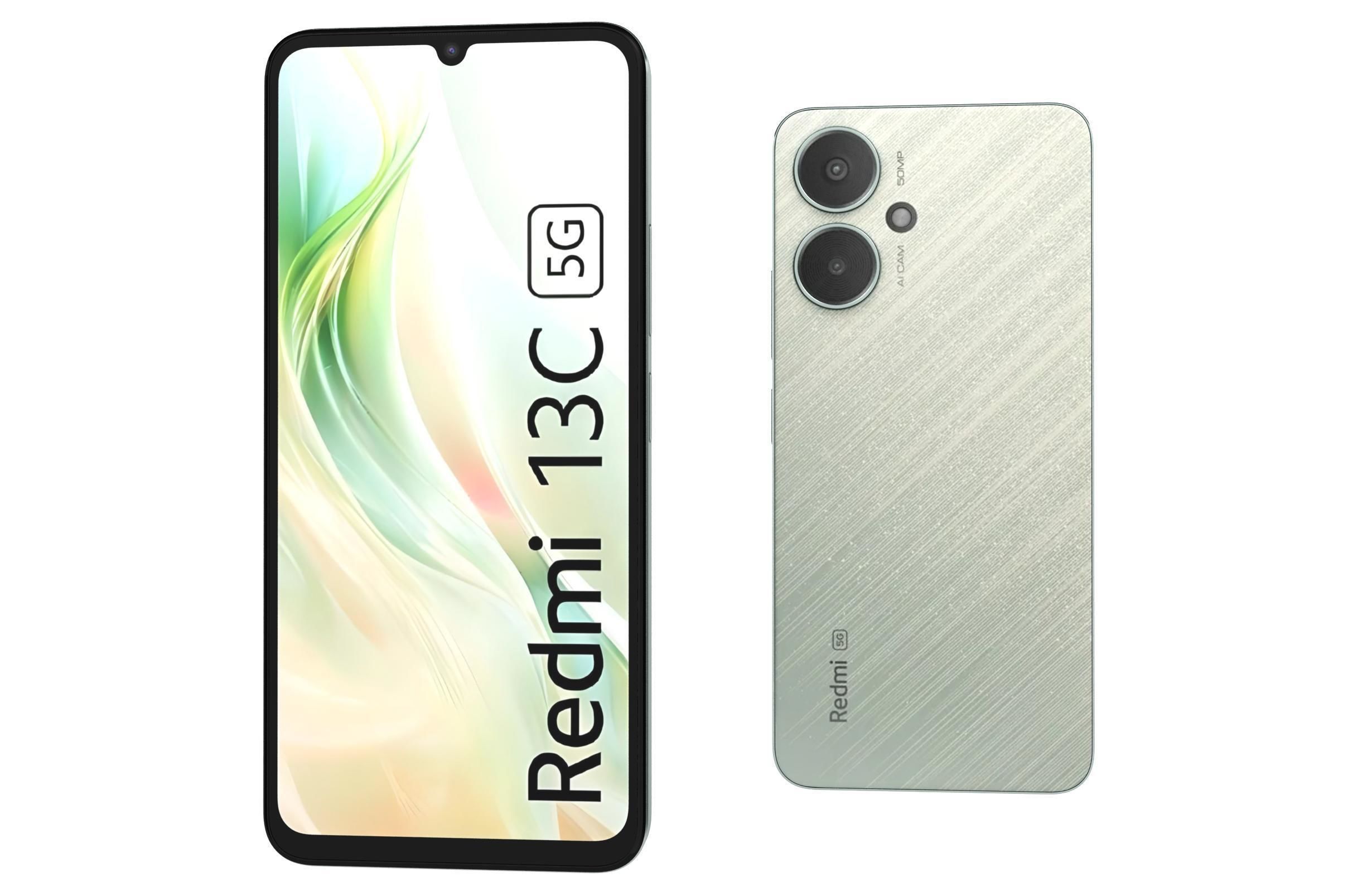 Xiaomi Redmi 13C 5G Green 3D model_5