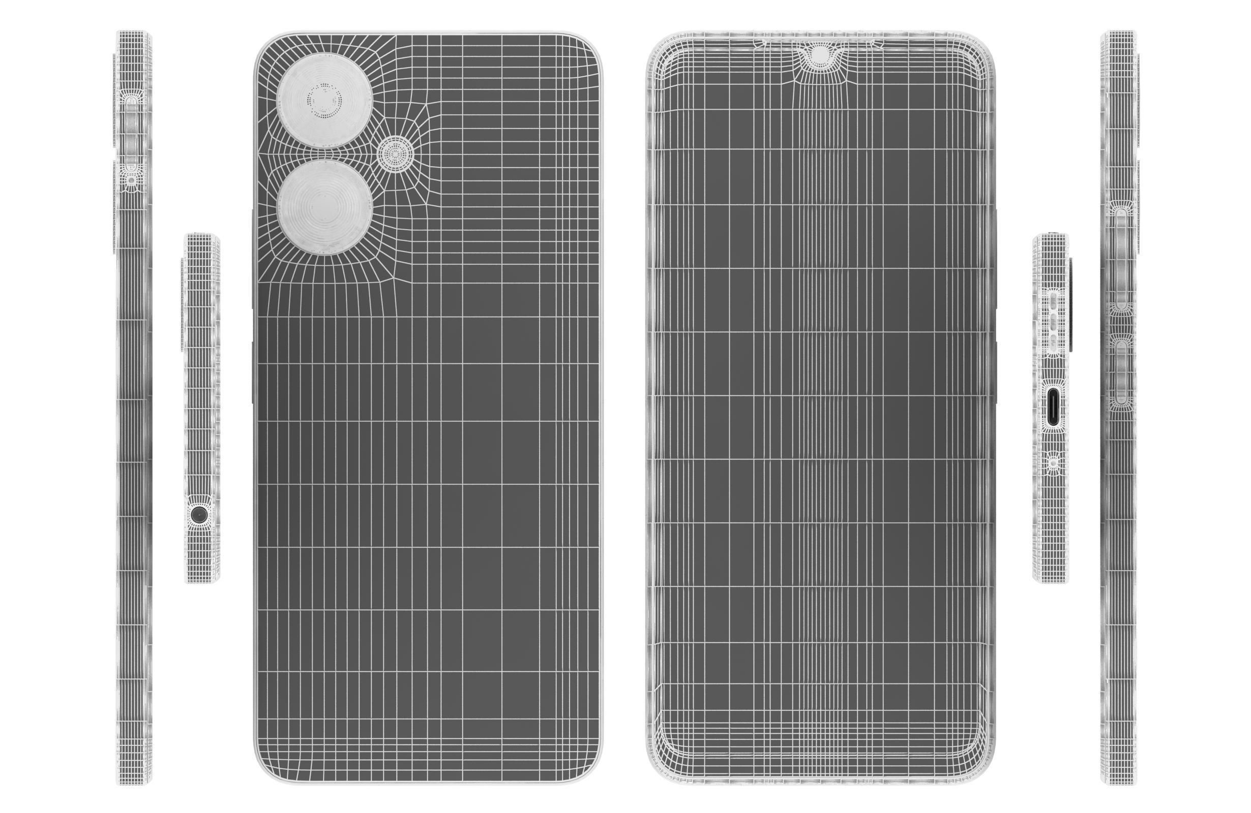 Xiaomi Redmi 13C 5G Green 3D model_16