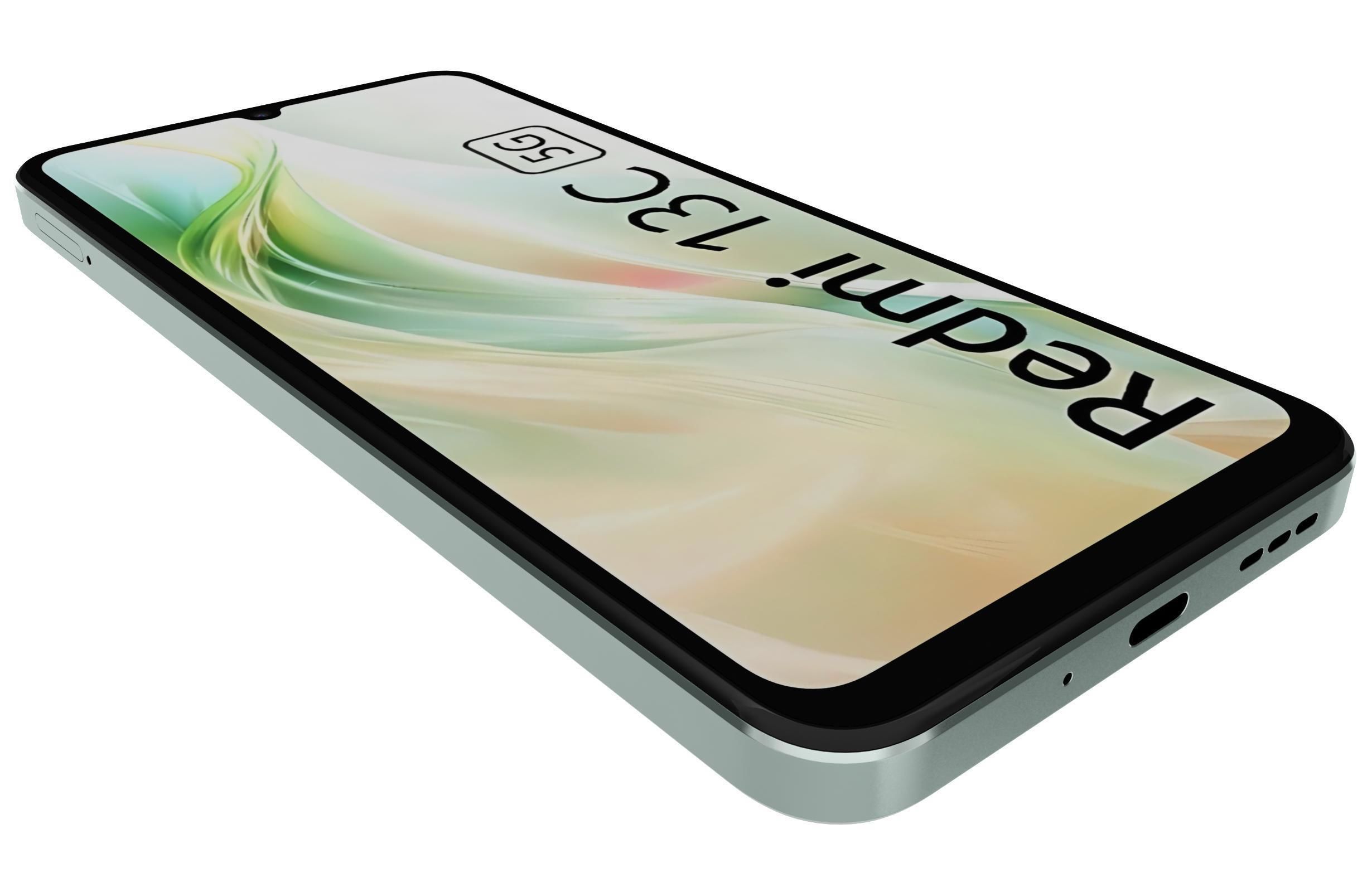 Xiaomi Redmi 13C 5G Green 3D model_12