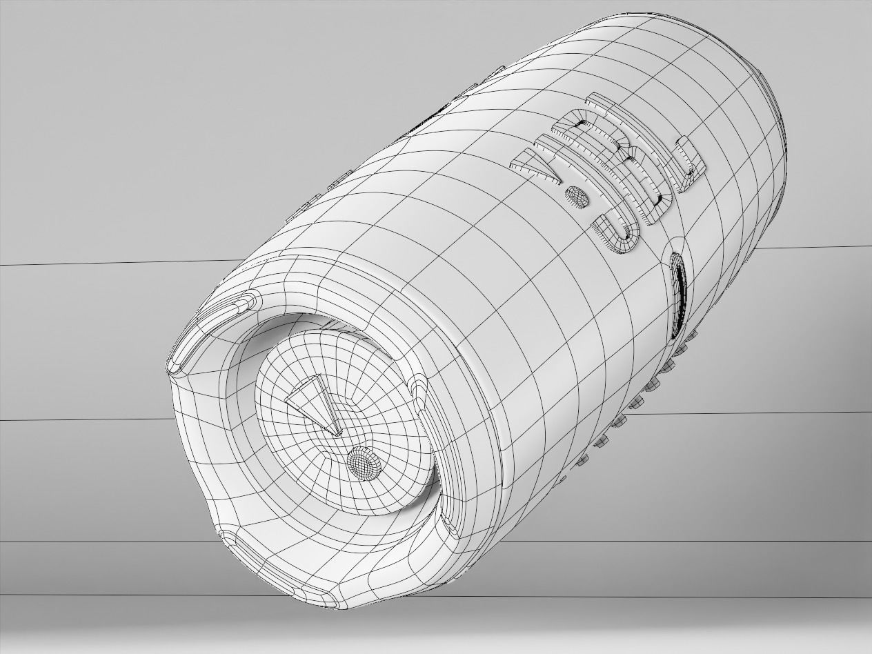JBL Charge 5 Bluetooth Speaker Low-poly 3D model_16