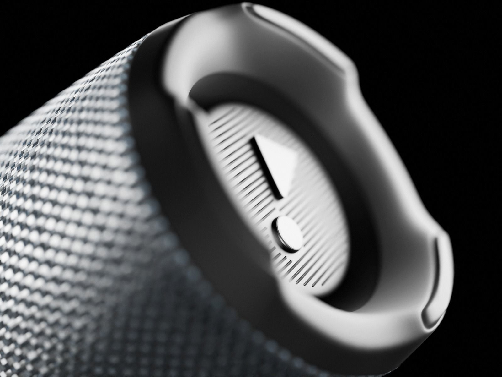 JBL Charge 5 Bluetooth Speaker Low-poly 3D model_3