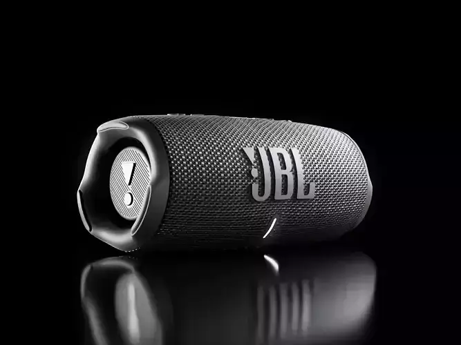 JBL Charge 5 Bluetooth Speaker Low-poly 3D model