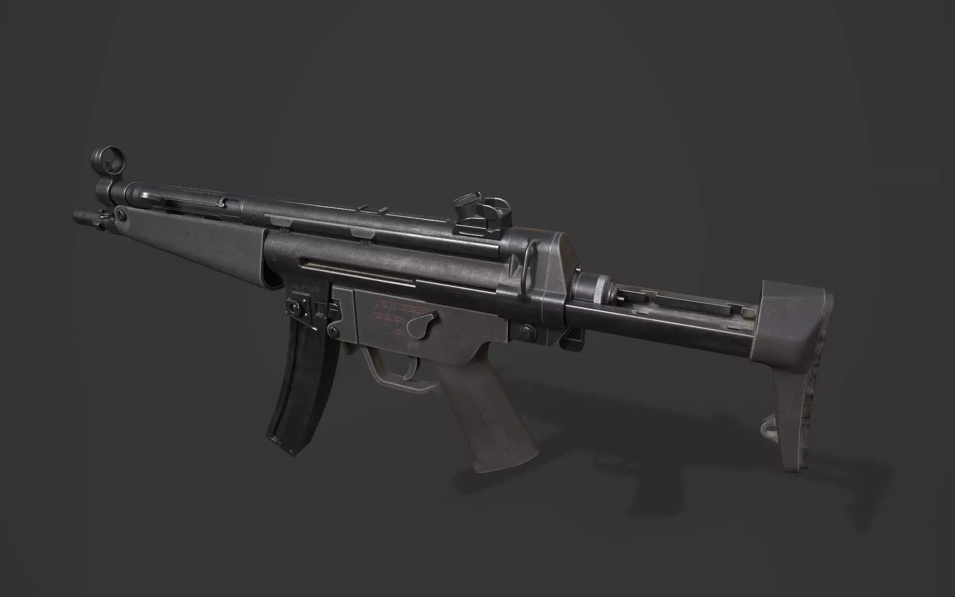 HK MP5 3D model_0