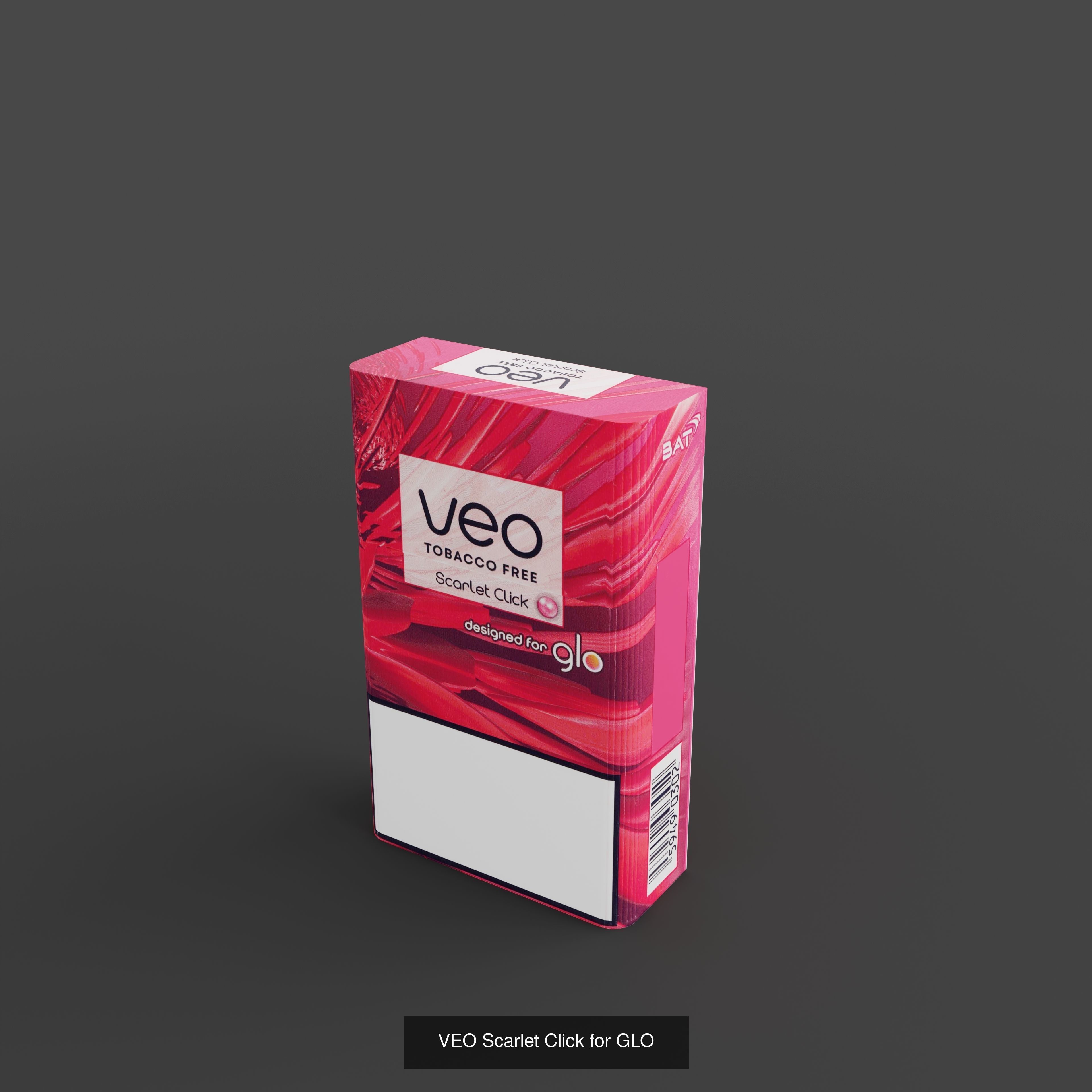 VEO Cigarette Packs for GLO devices VR / AR / low-poly