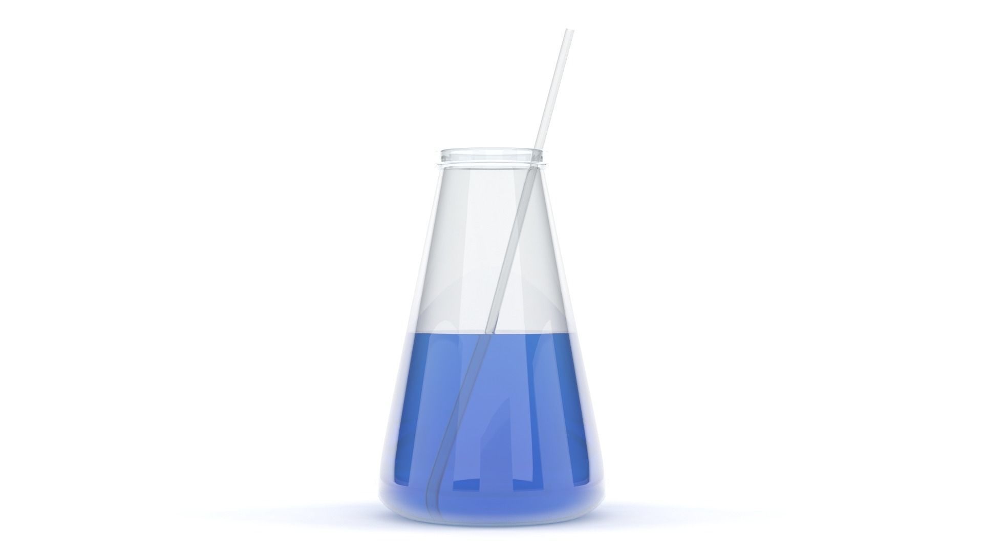 Chemical Flasks 3D model_3