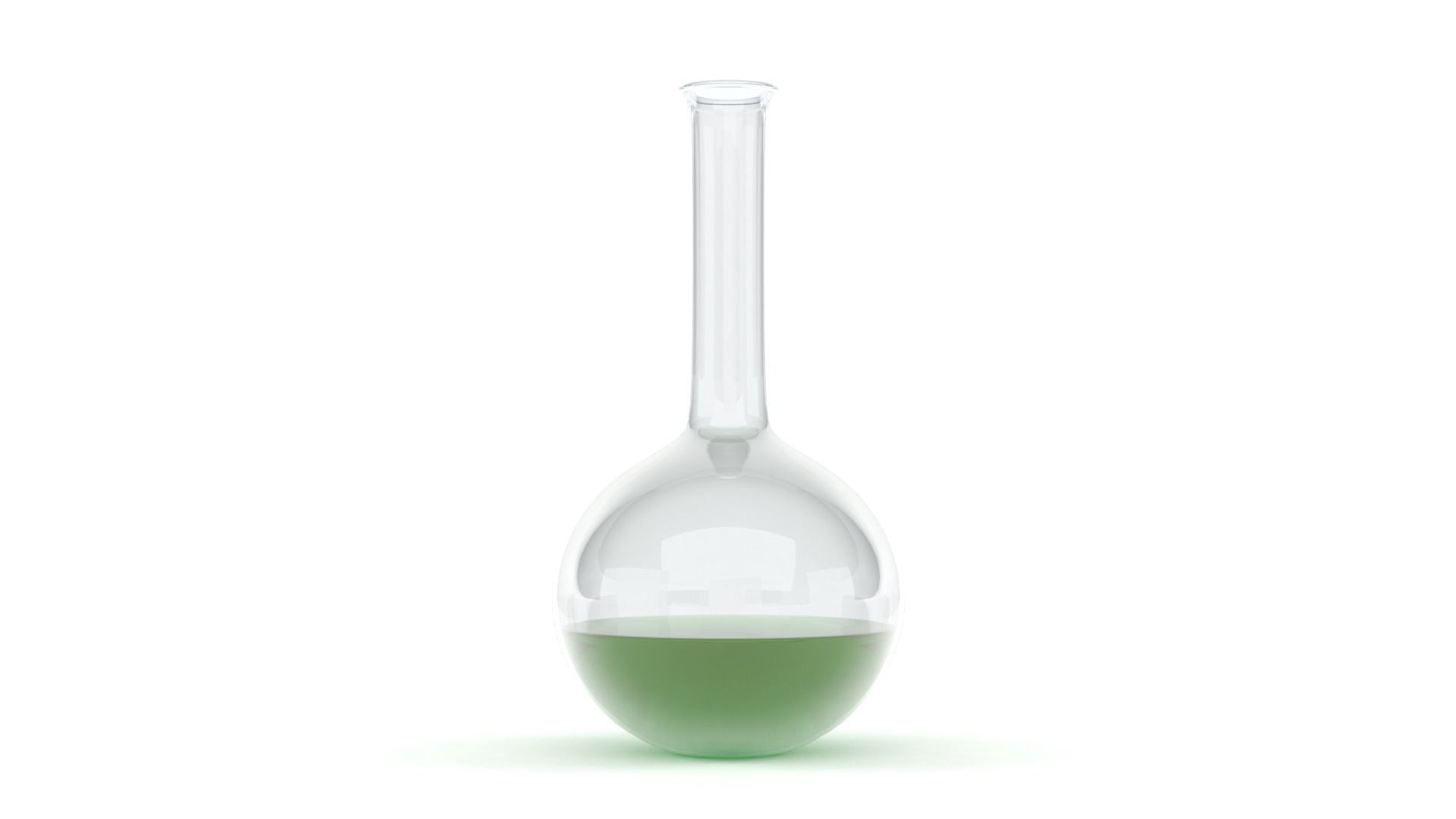 Chemical Flasks 3D model_1