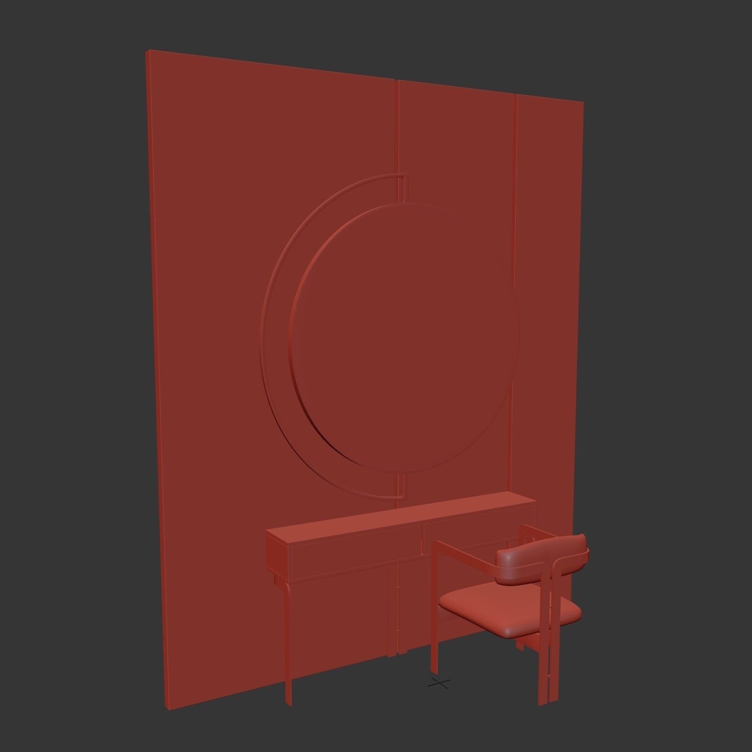 Dressing table 2 3D model_8