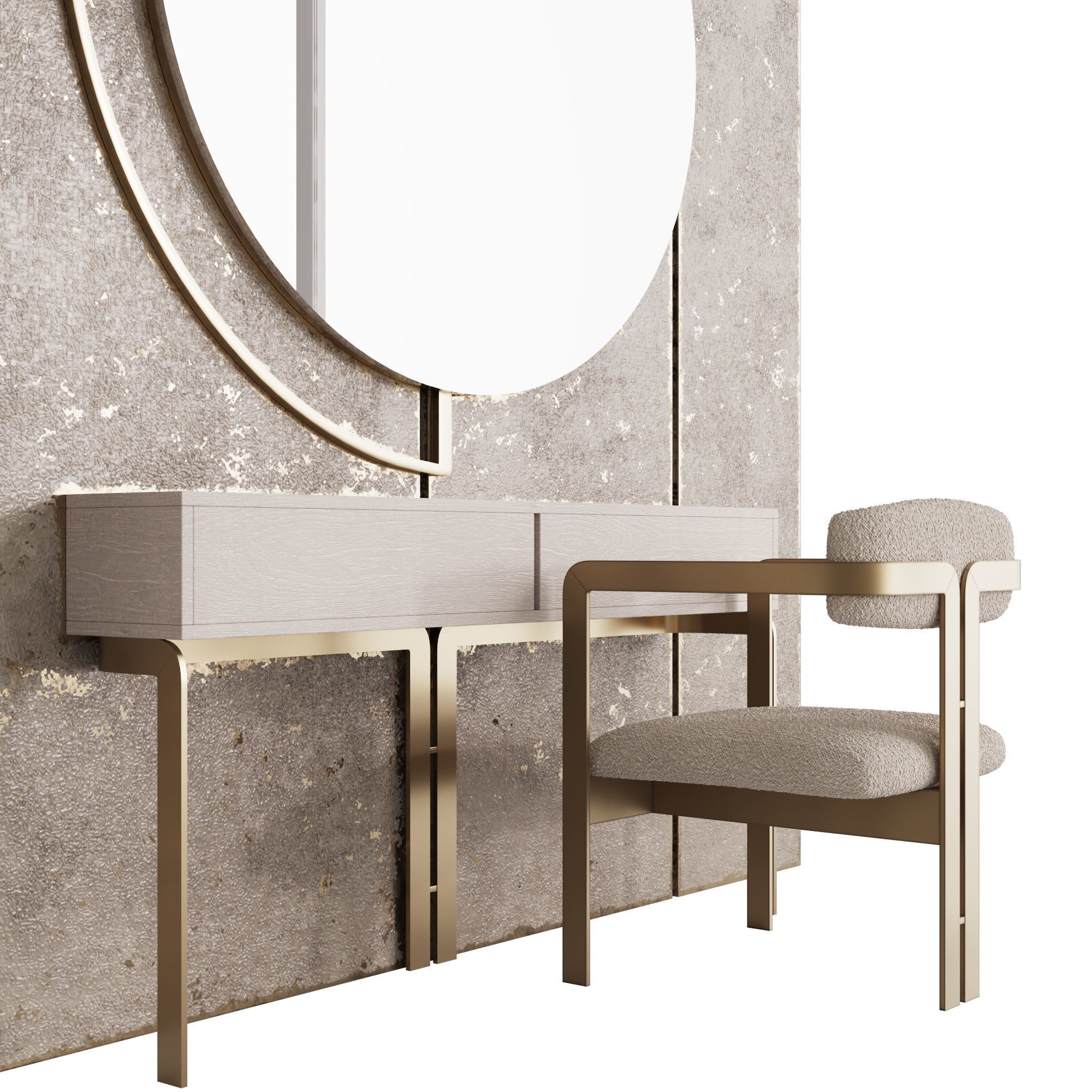 Dressing table 2 3D model_5