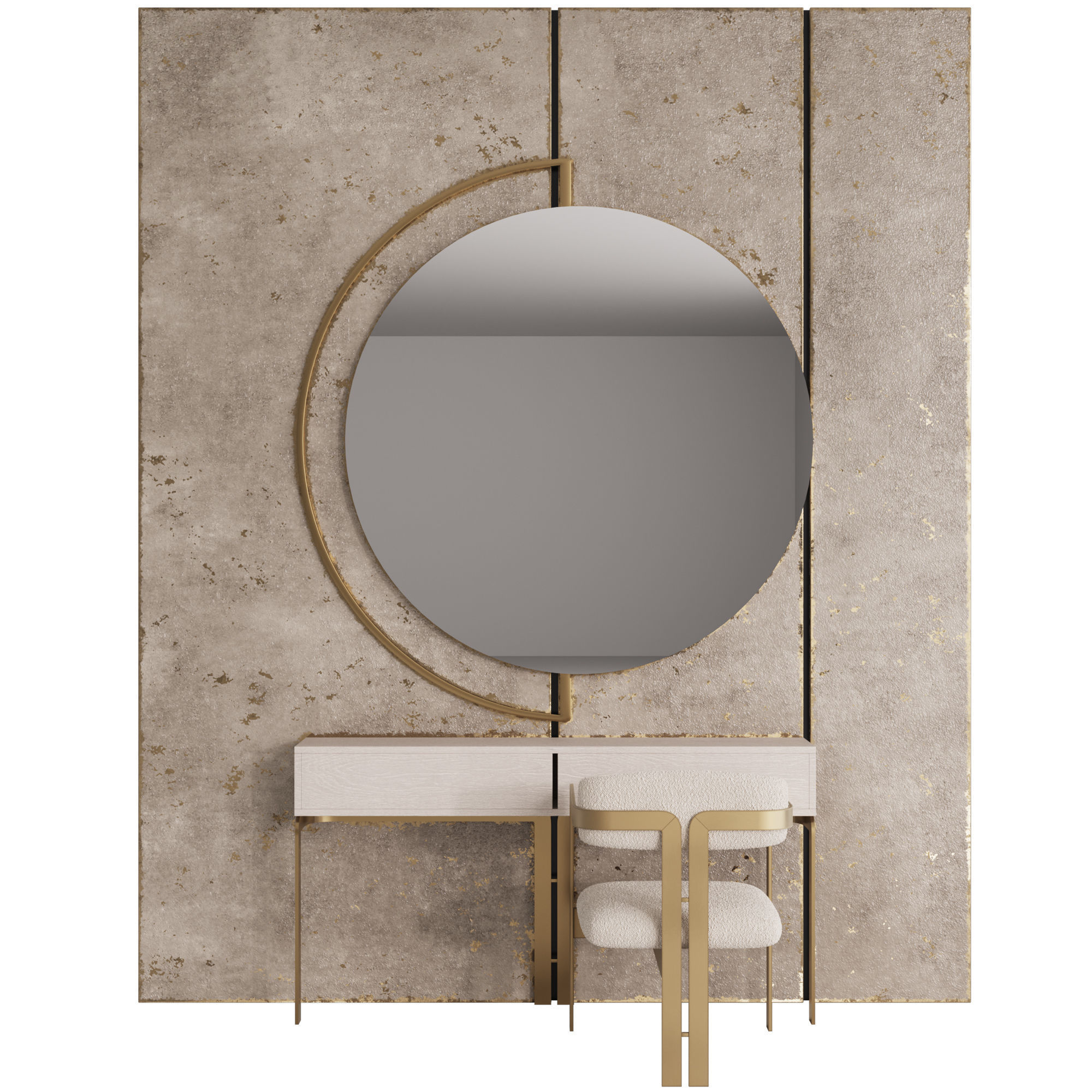 Dressing table 2 3D model_2