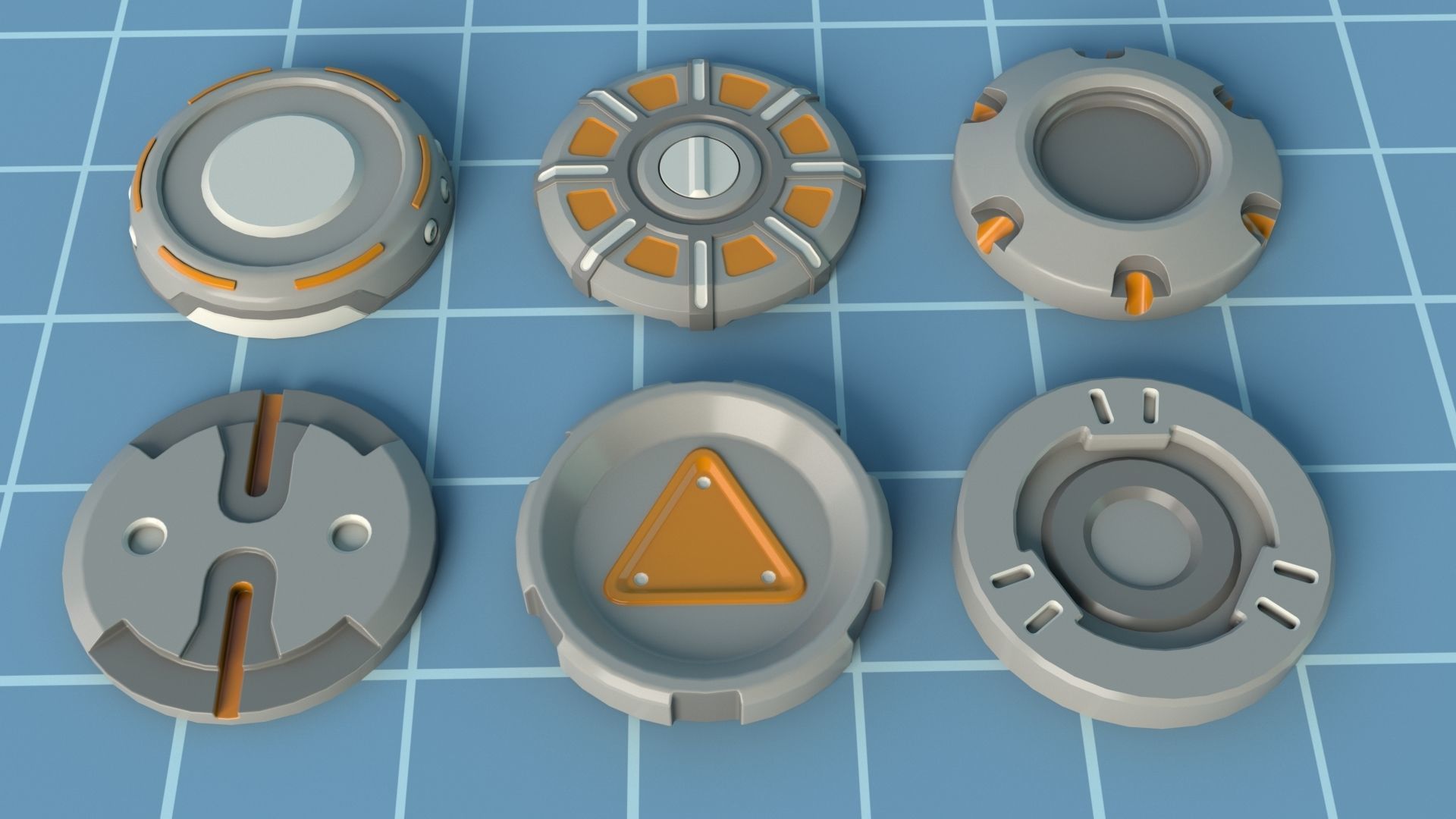 Industrial Kitbash - 12 - 100 pieces 3D model_16