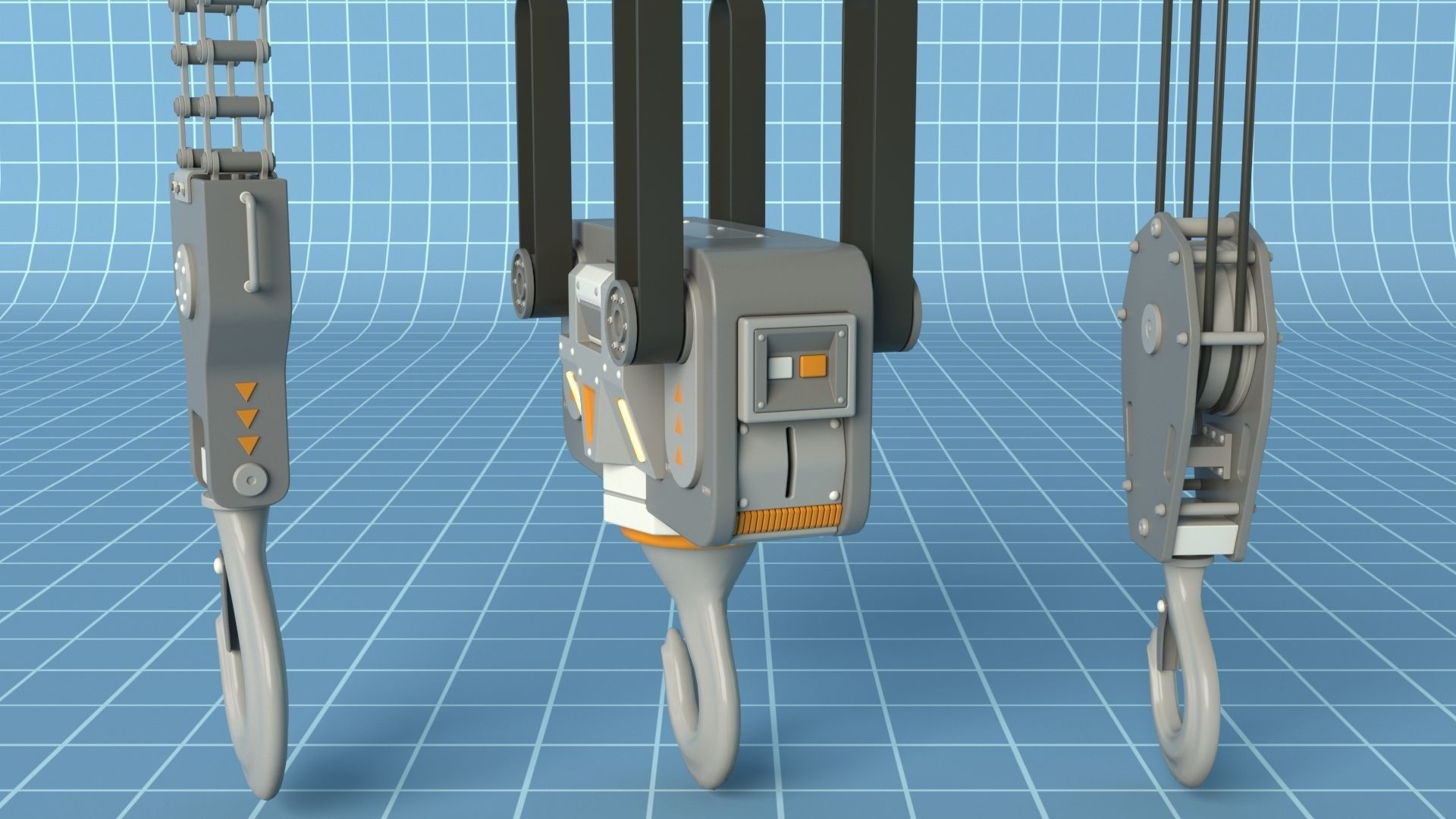 Industrial Kitbash - 12 - 100 pieces 3D model_9